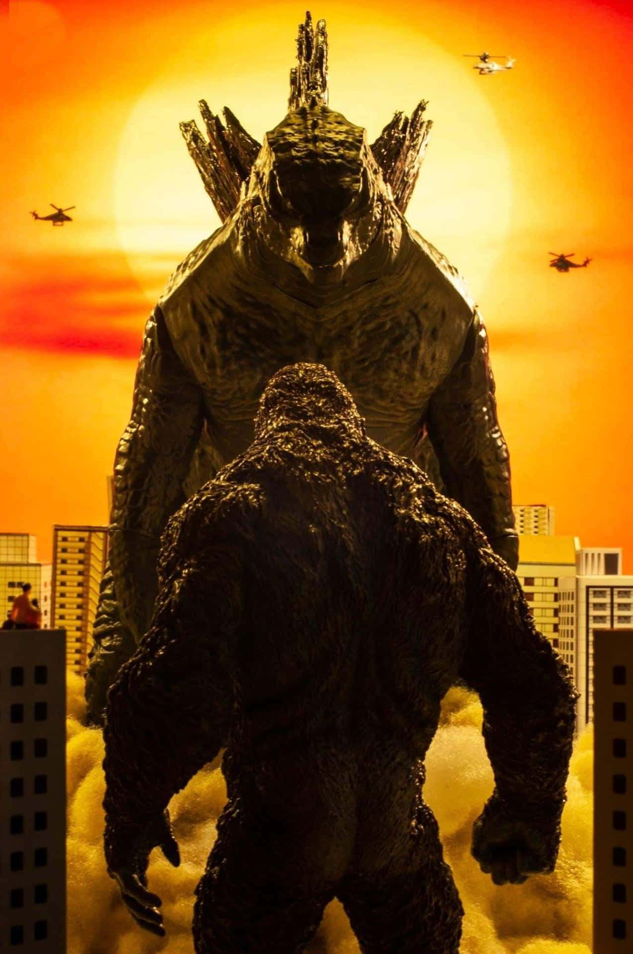 Caption: Epic Clash - Godzilla Vs Kong