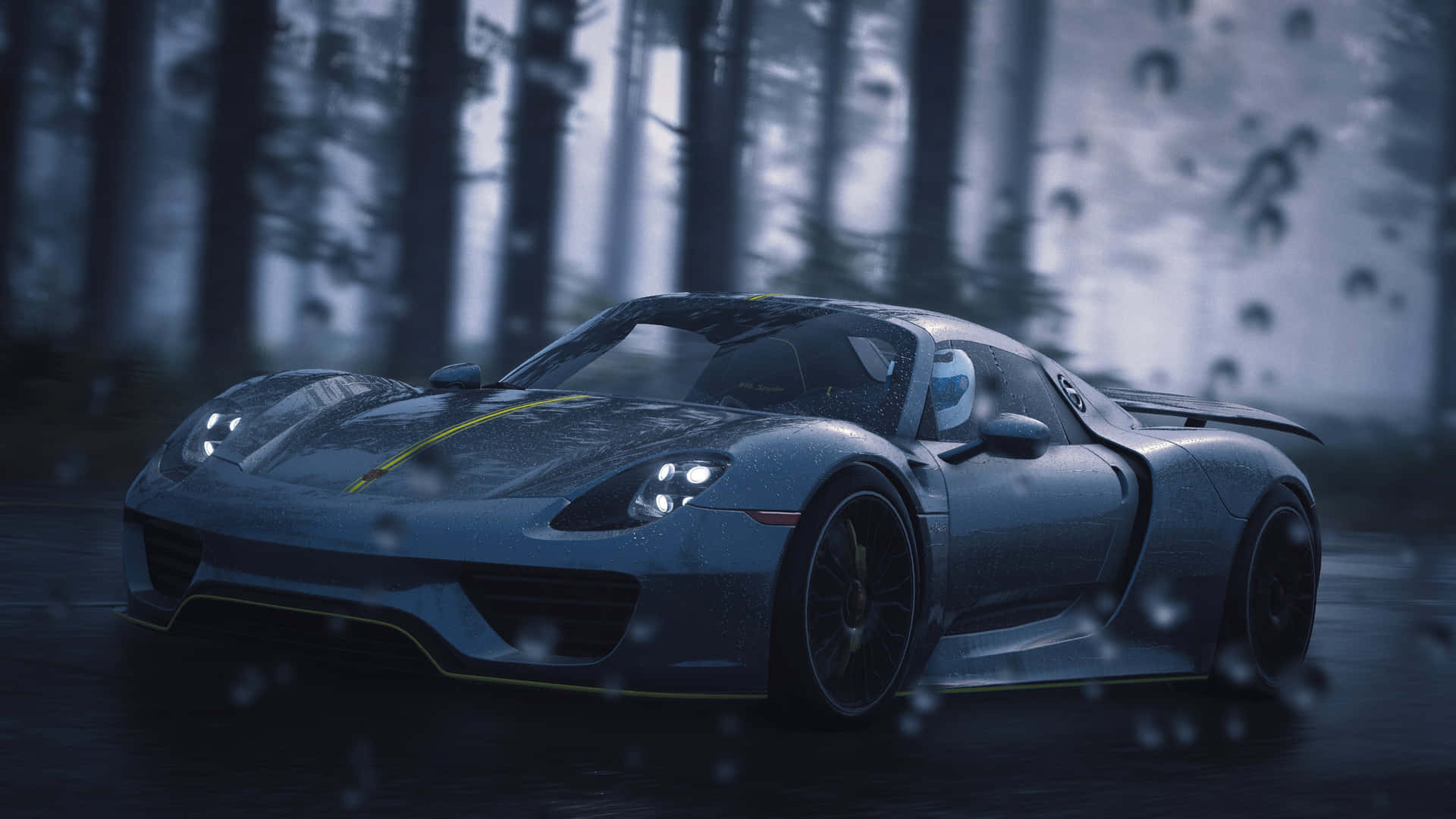 Caption: Experience The Thrill - Porsche 918 Spyder Wallpaper