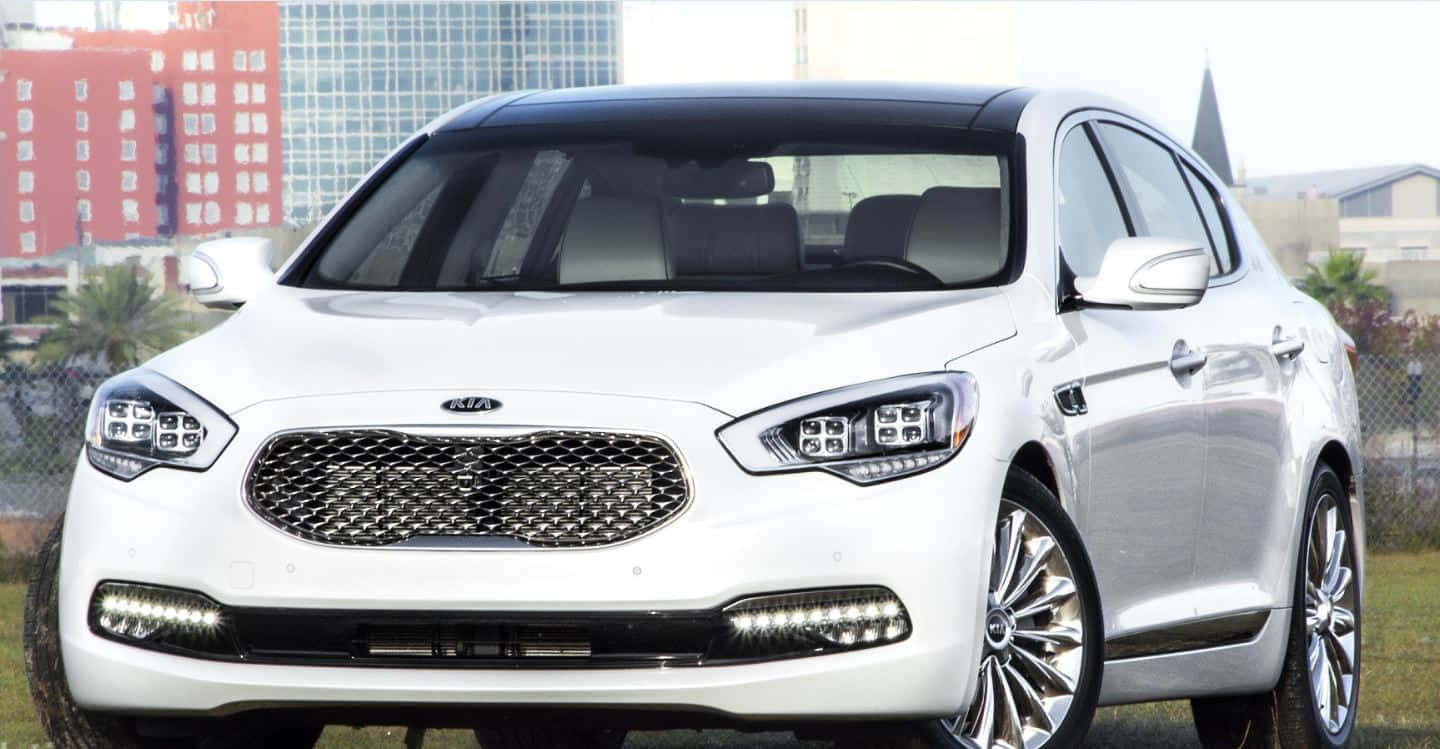 Caption: Experience Unmatched Luxury With Kia K900 Wallpaper