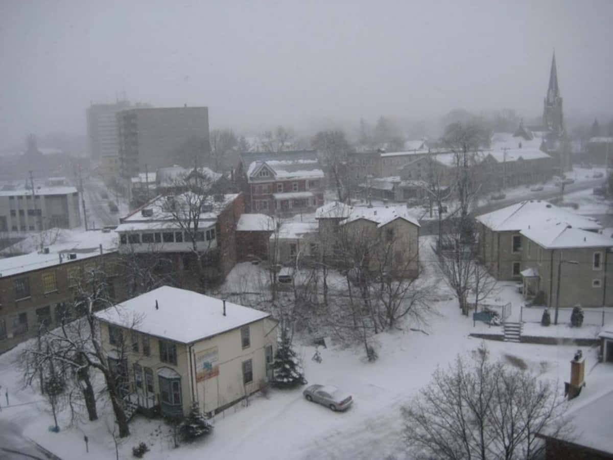 Download Caption: Guelph's Scenic Downtown Skyline Wallpaper ...