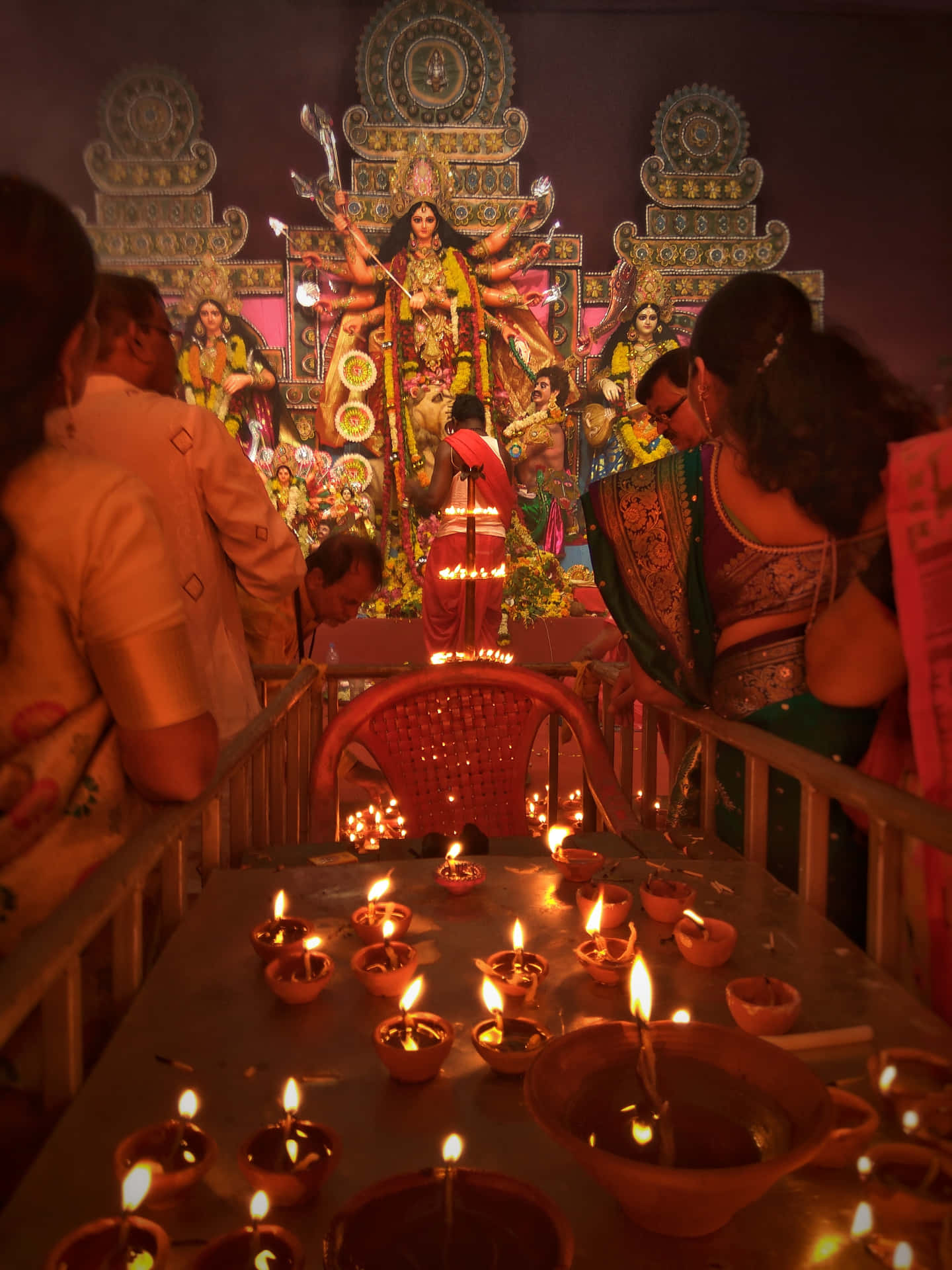 Caption: Illuminated Glow For Diwali Celebration