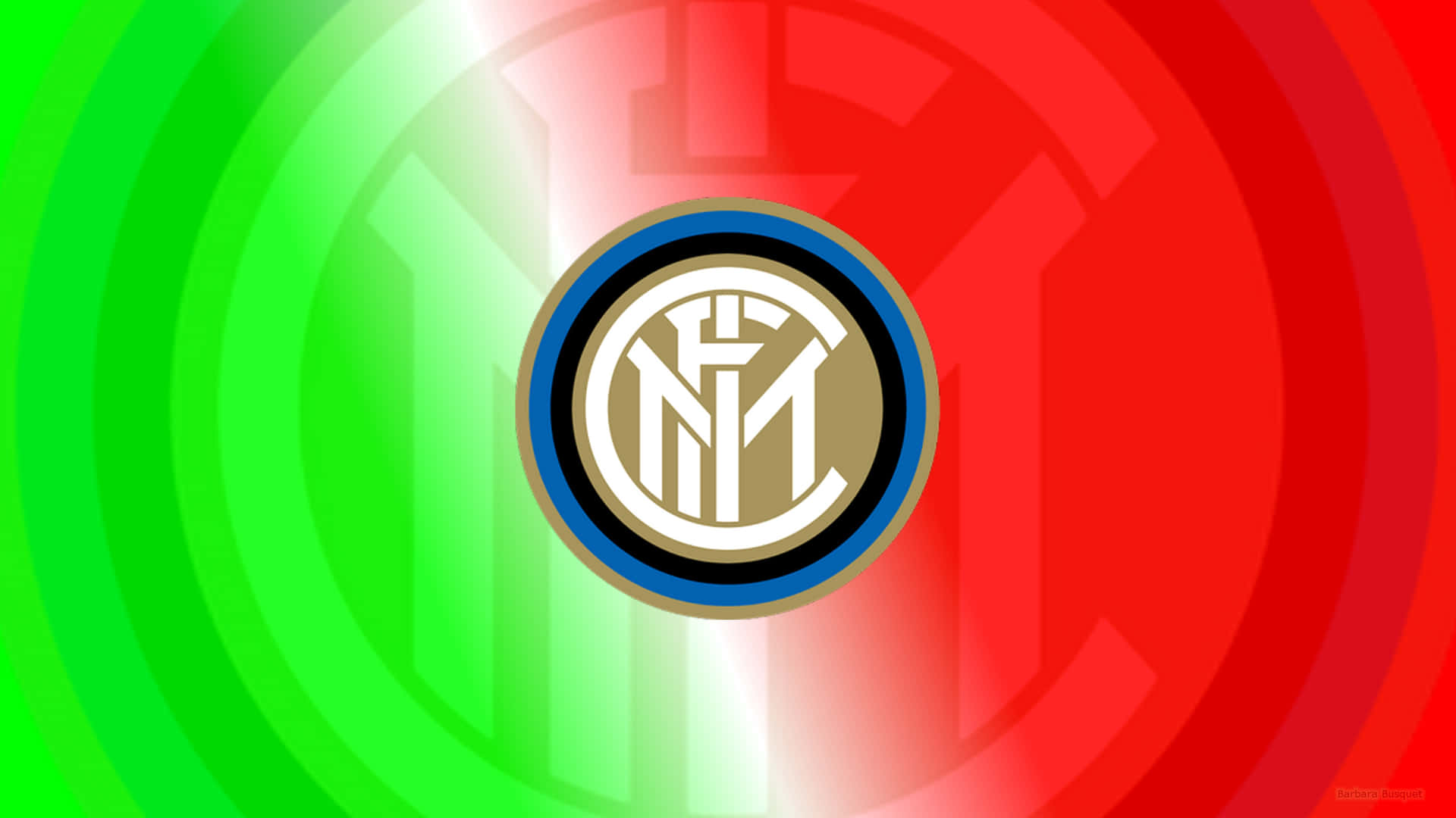 Caption: "inter Milan Players Celebrating Victory" Wallpaper