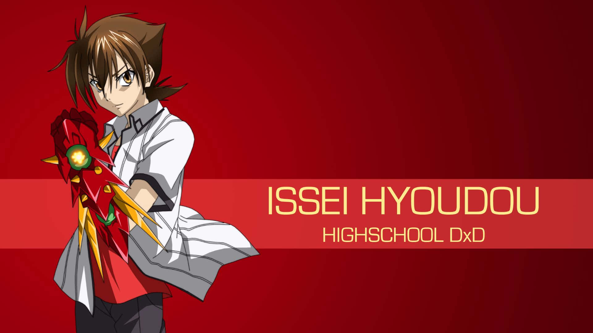 Caption: Issei Hyoudou In Full Battle Gear Wallpaper