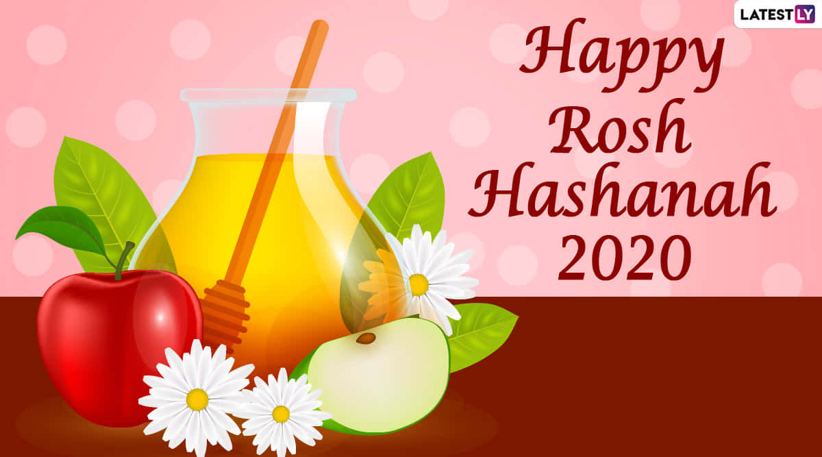 Caption: Joyful Rosh Hashana Celebration Wallpaper