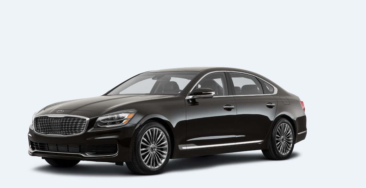 Caption: Kia K900 - The Epitome Of Luxury Sedans Wallpaper