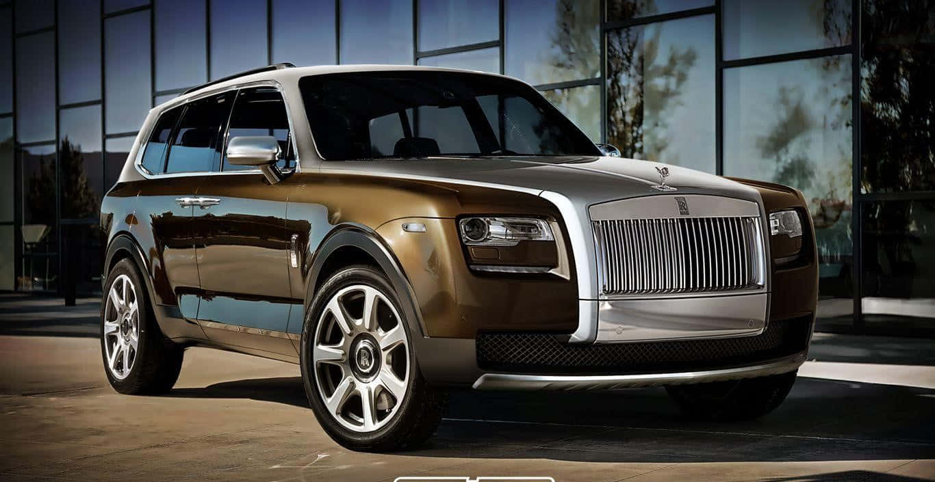Caption: Luxury Meets Performance: The Rolls Royce Cullinan Wallpaper