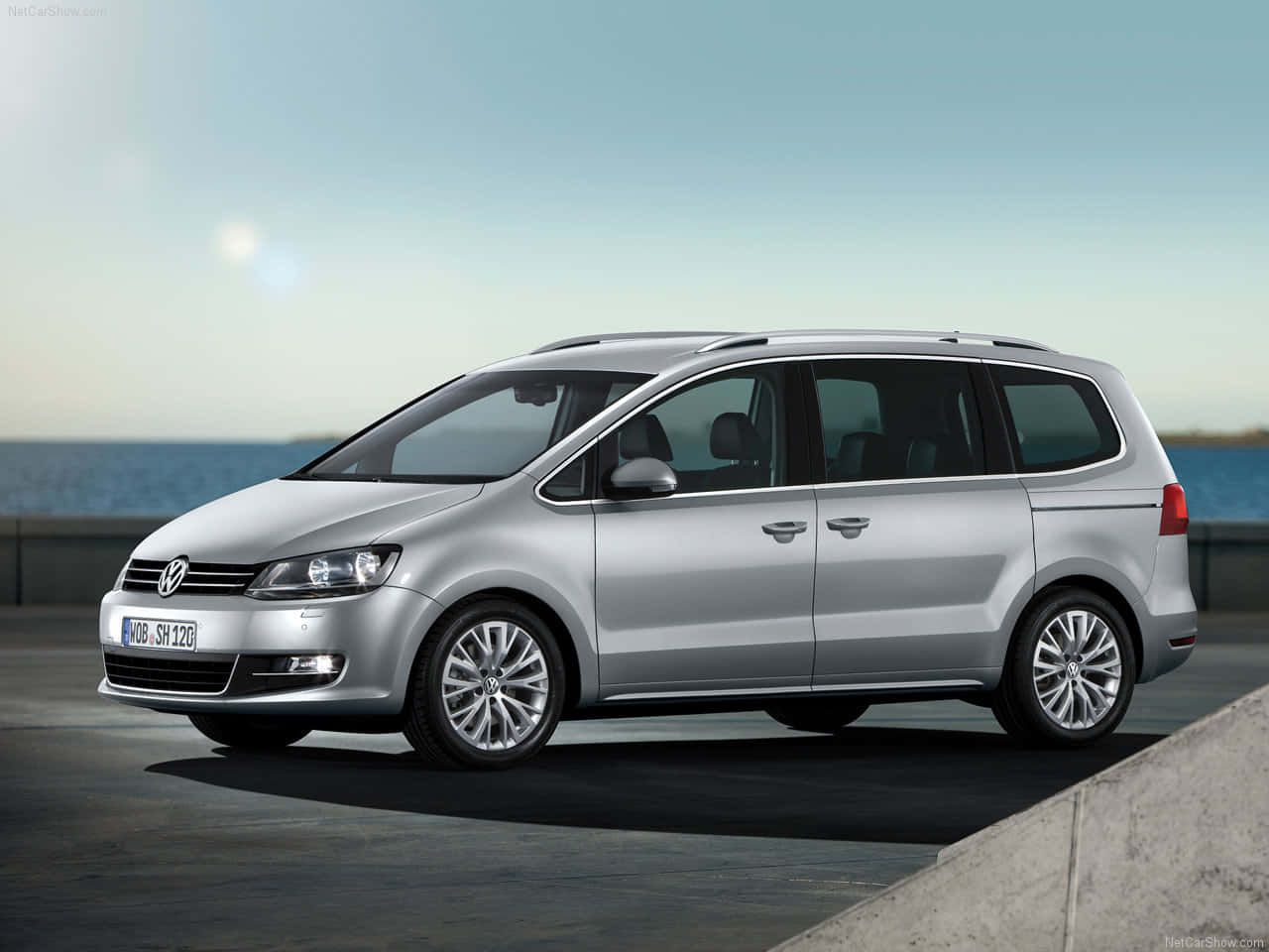 Caption: Luxury On The Move - The Classic Volkswagen Sharan Wallpaper