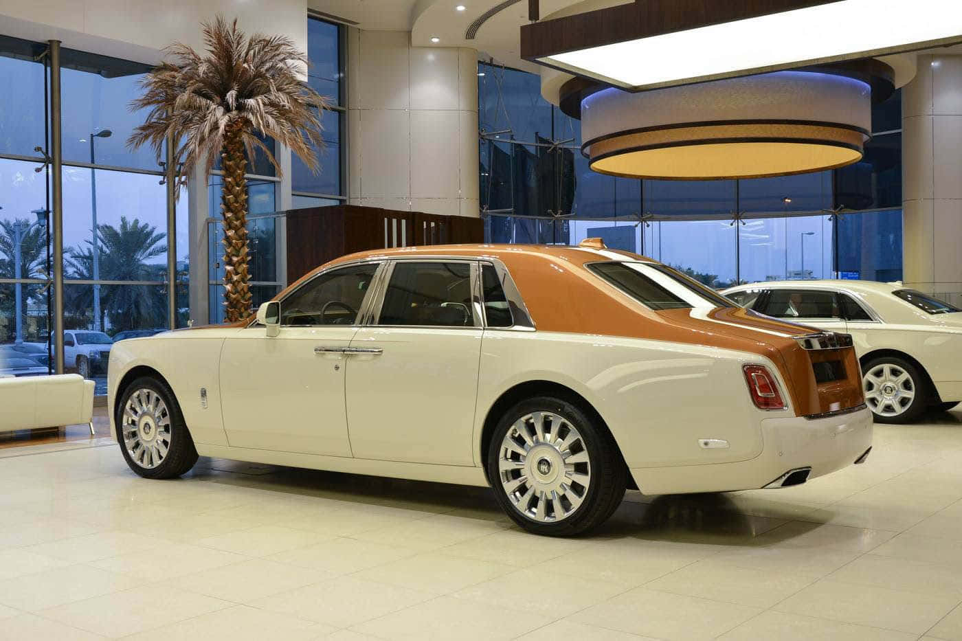 Caption: Luxury Taken To New Heights - The Rolls Royce Camargue Wallpaper