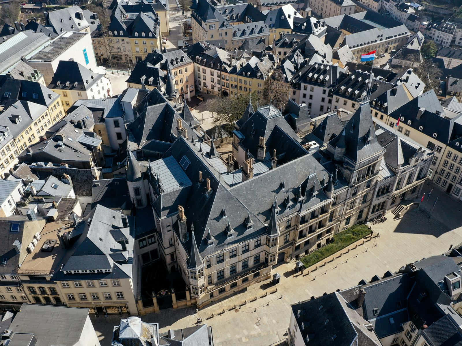 Caption: Majestic Grand Ducal Palace In Luxembourg Wallpaper