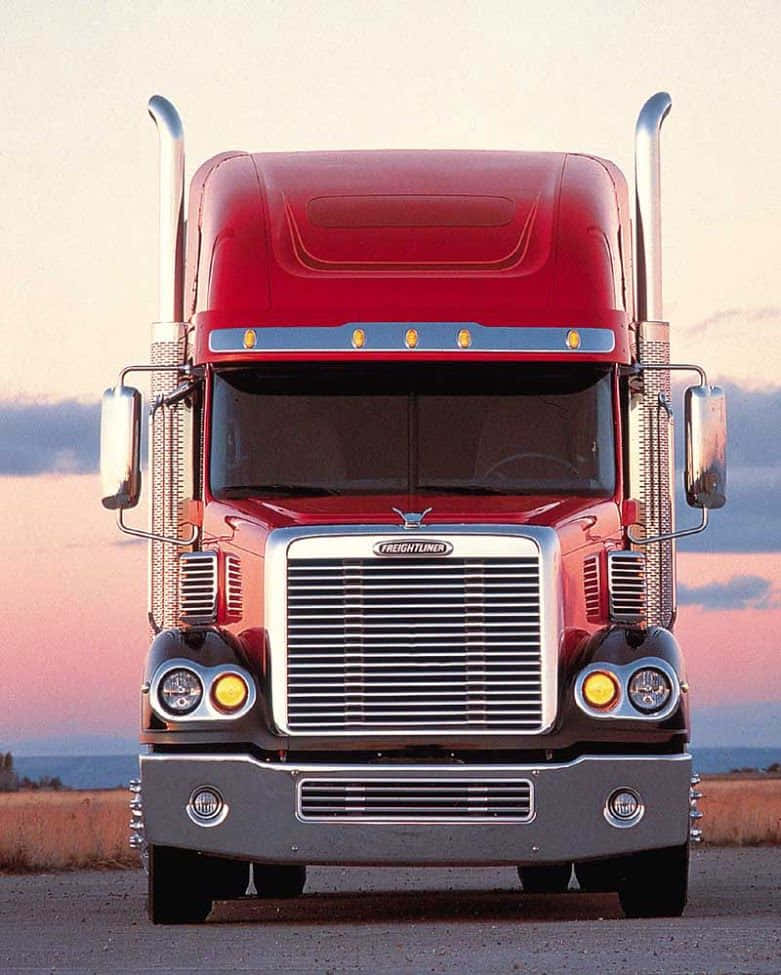 Caption: Majestic Kenworth T604 On A Highway Wallpaper