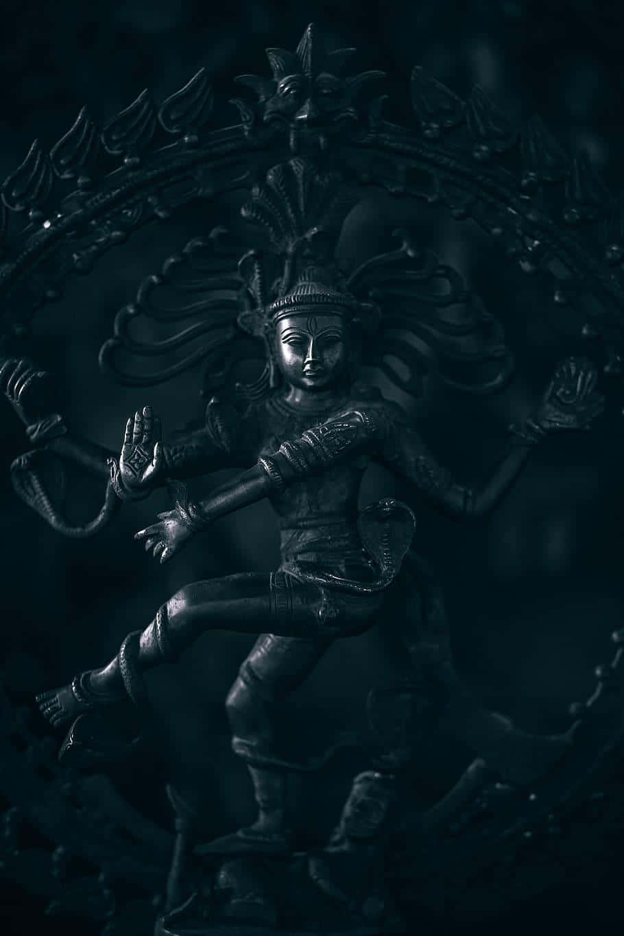 Caption: Majestic Lord Shiva In Meditative Solidity Wallpaper