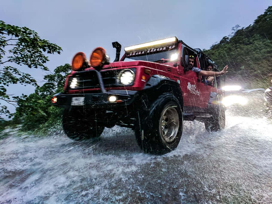 Caption: Majestic Mahindra Bolero Off-roading Adventure Wallpaper