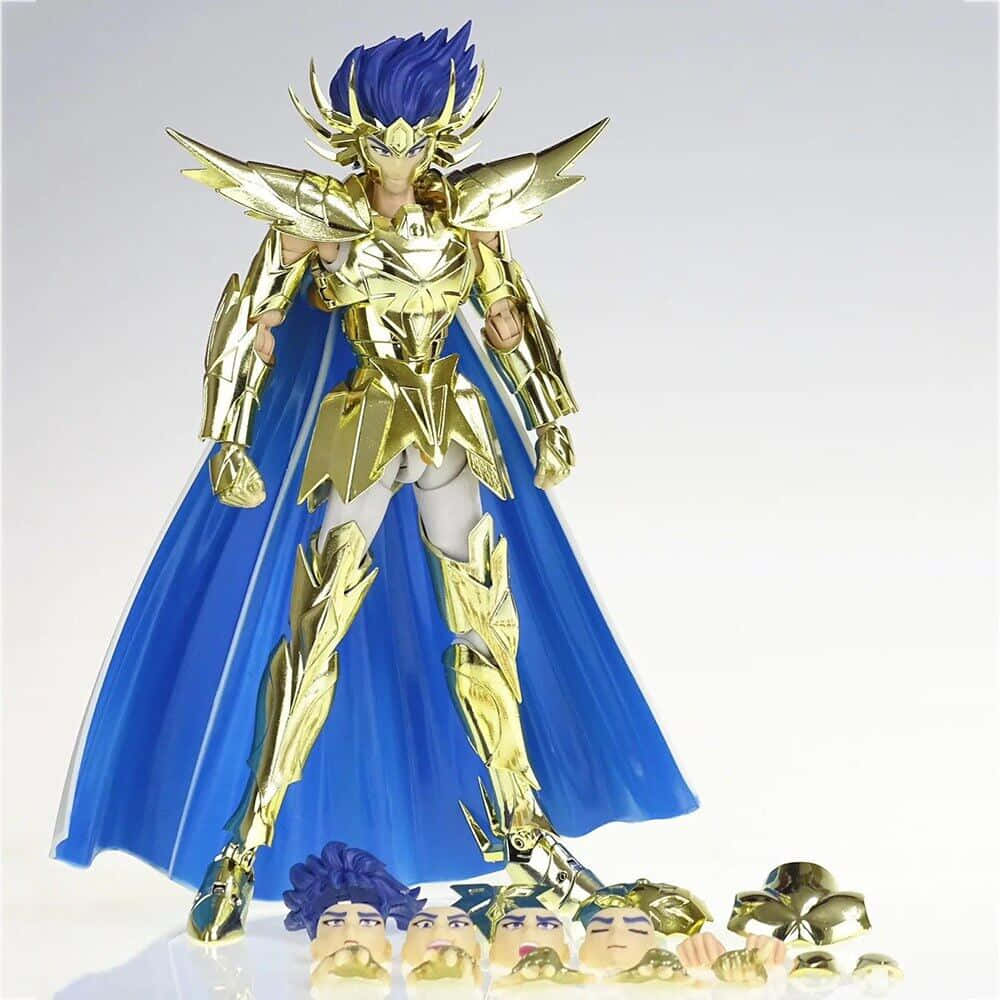 Caption: Majestic Saint Seiya's Cancer Deathmask In His Gold Cloth Armor. Wallpaper
