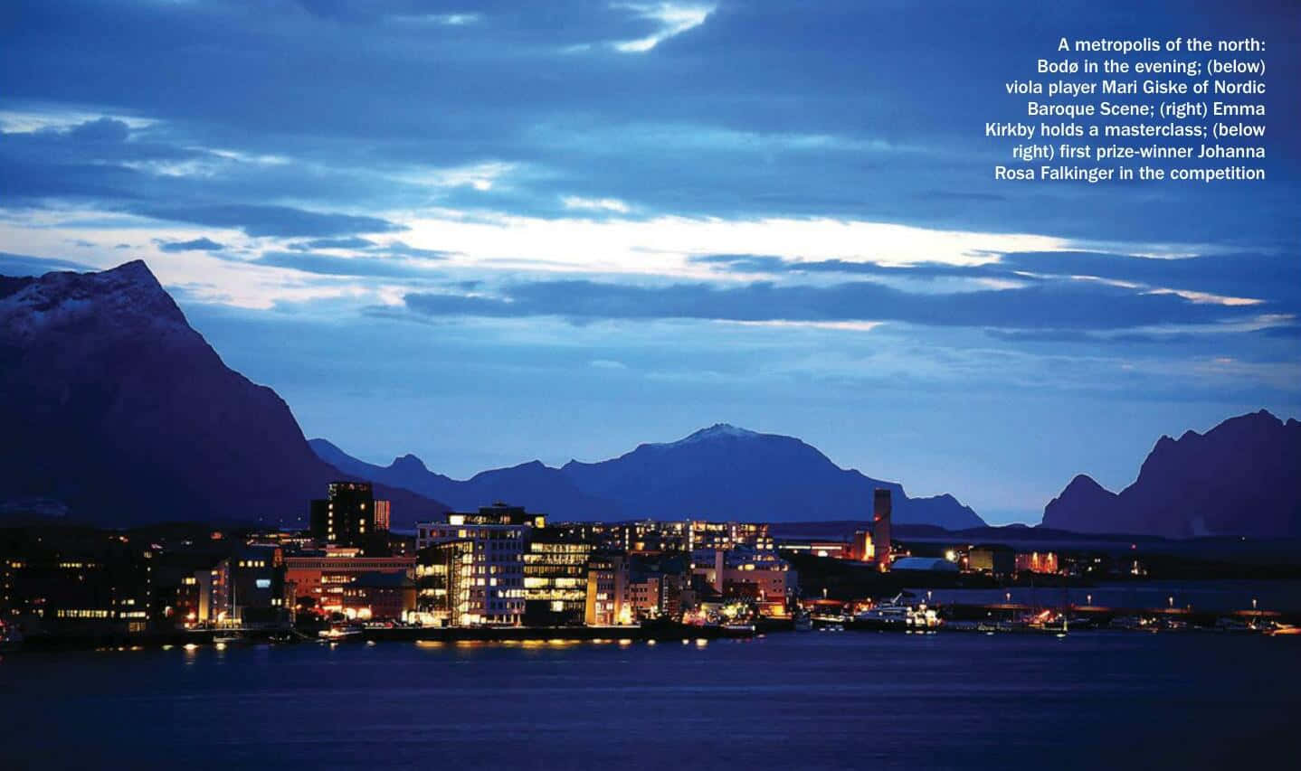 Caption: Majestic View Of Bodø Cityscape Wallpaper