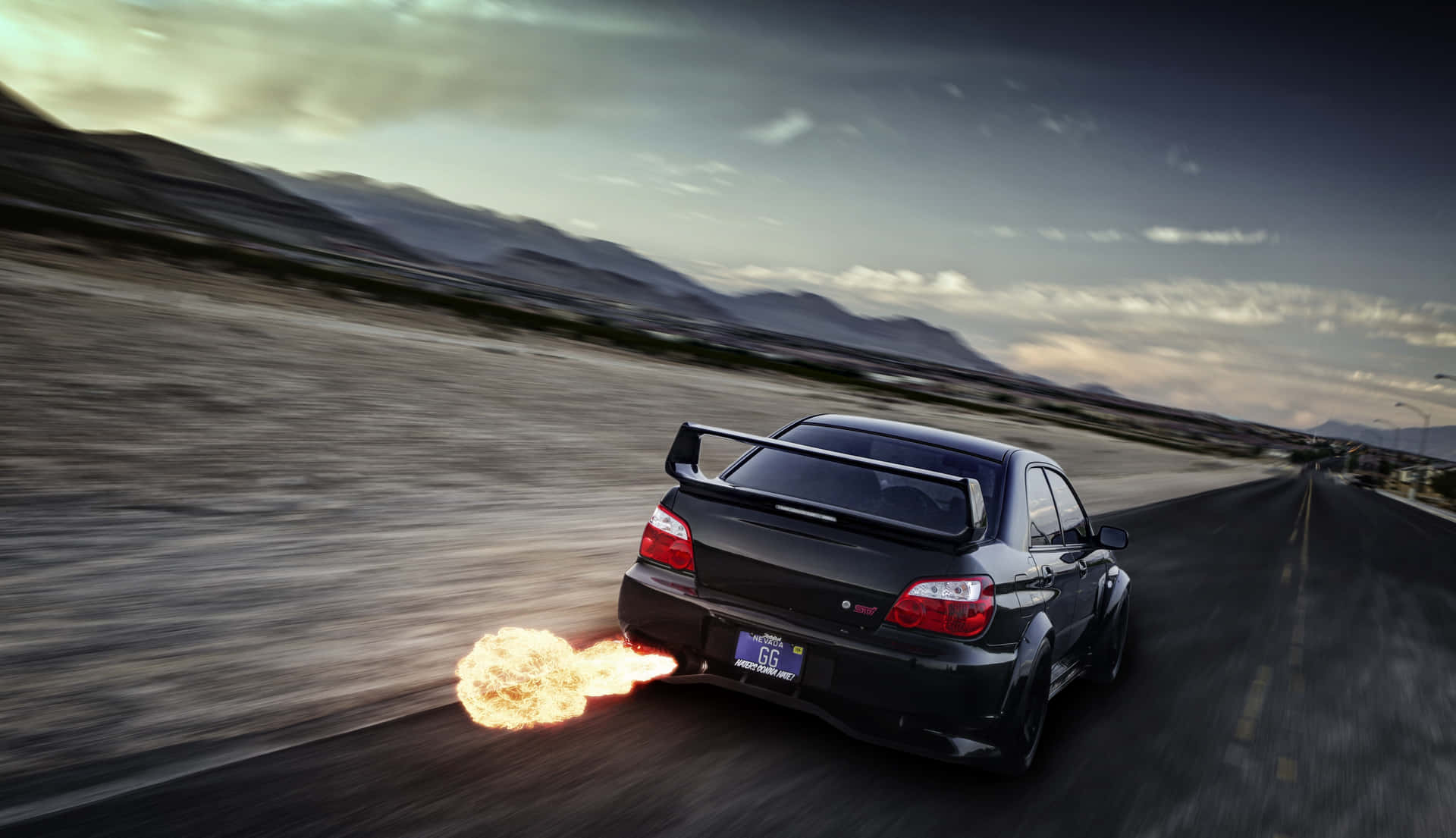 Caption: Mastering The Road - The Subaru Impreza Wallpaper