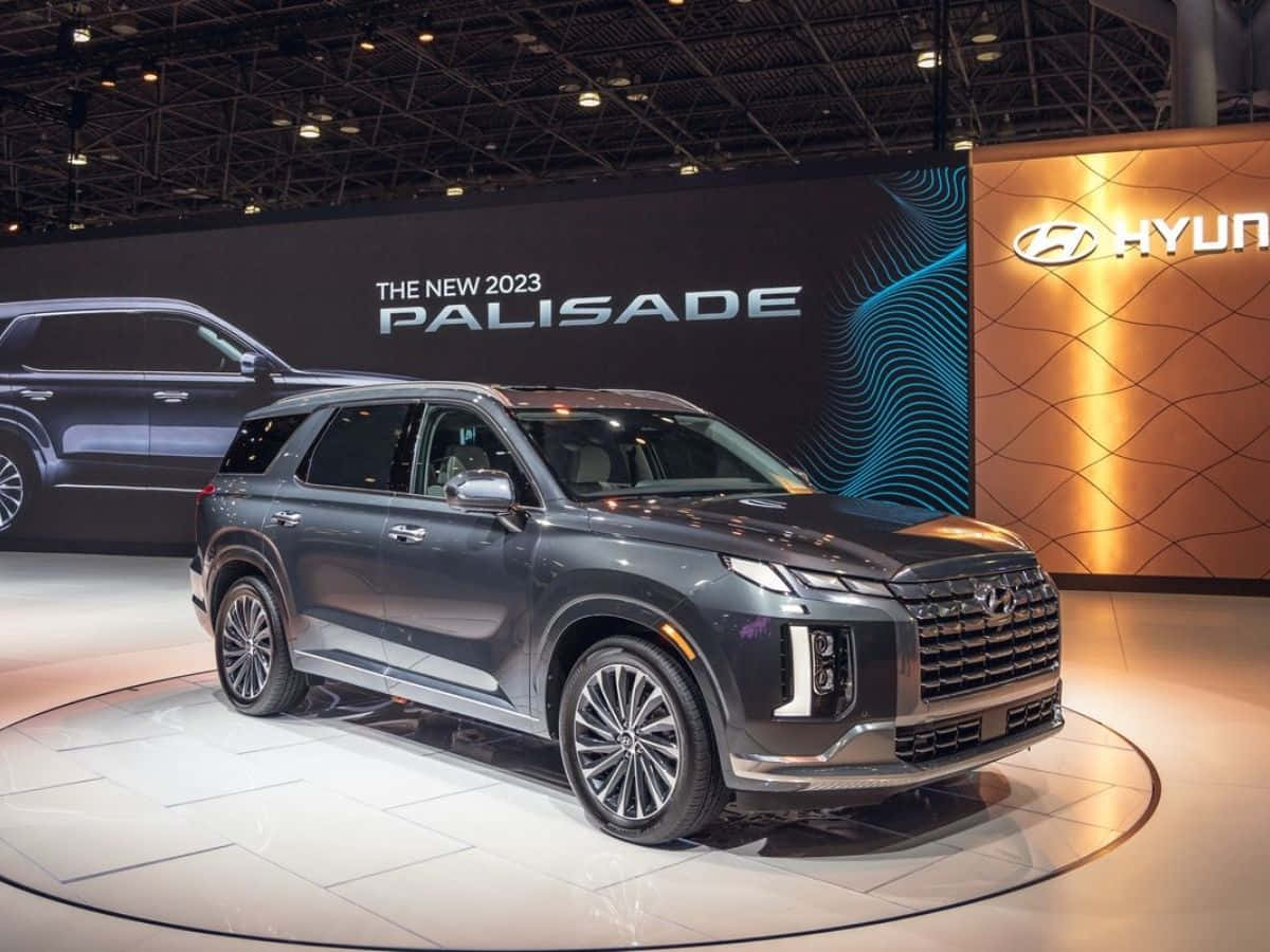 Caption: Modern Excellence - Hyundai Palisade Wallpaper