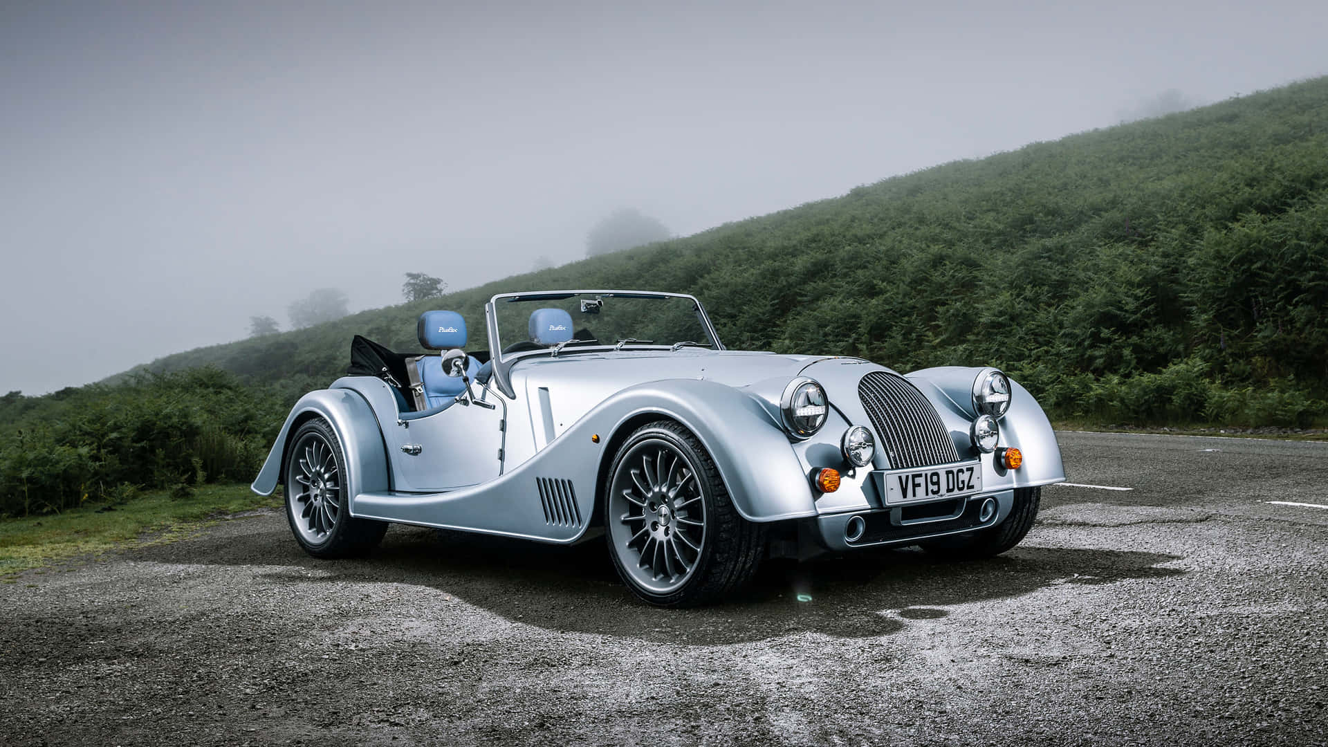 Caption: Morgan Plus Six - Epitome Of British Classic Wallpaper