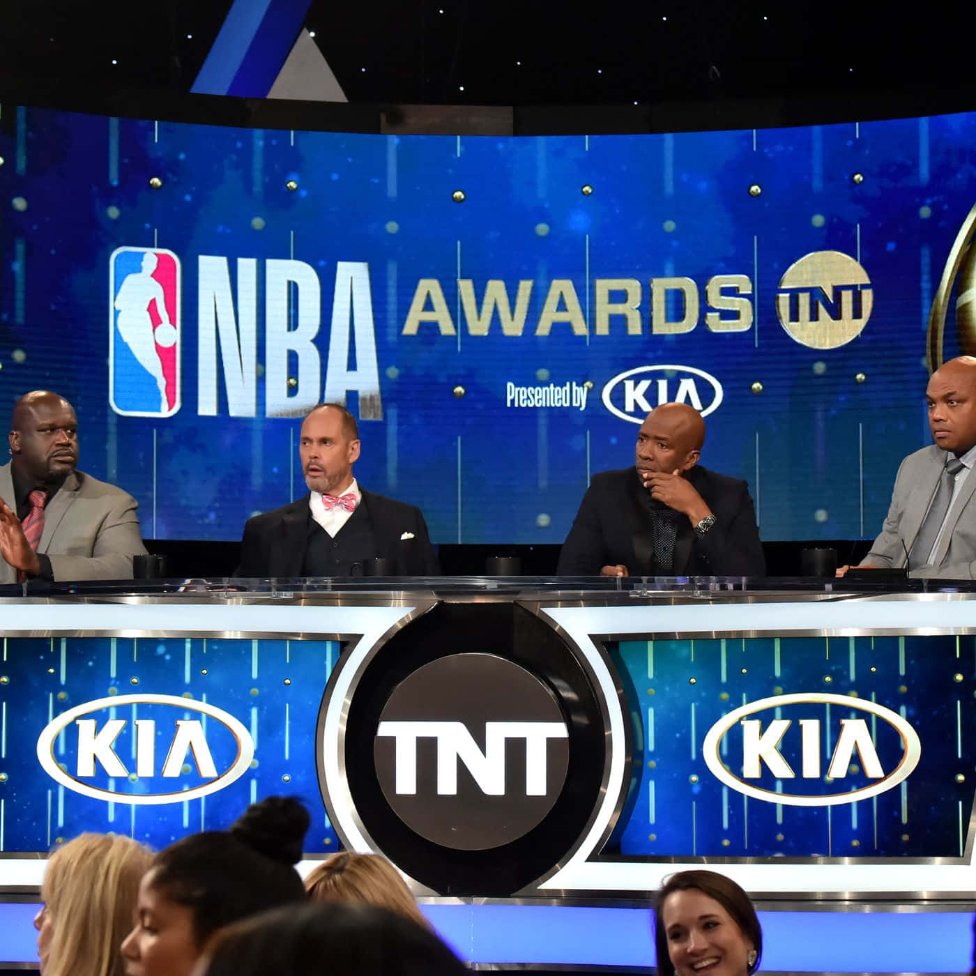 Caption: Nba Awards Night - Star-studded Championship Celebration Wallpaper