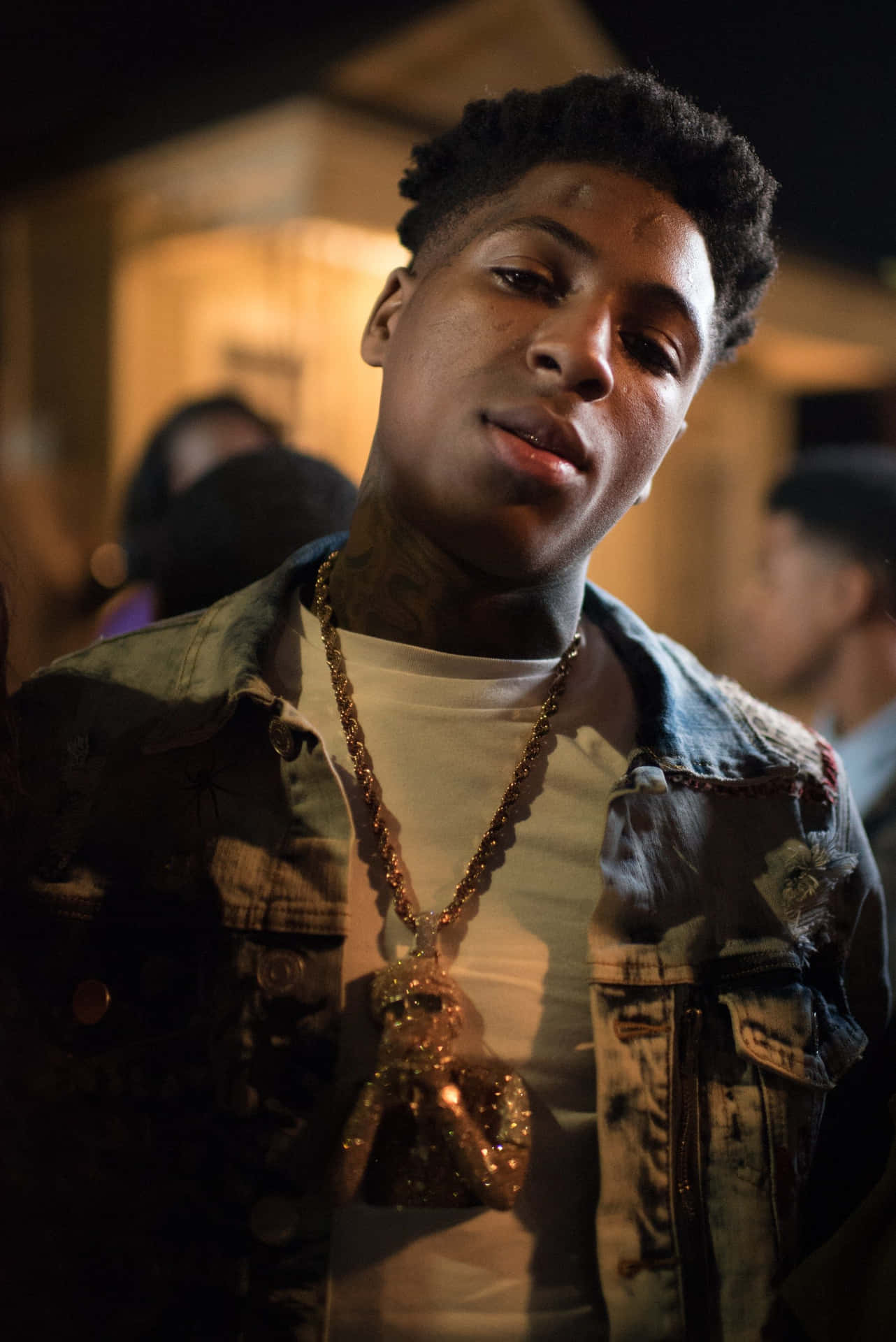 Caption: Nba Youngboy Performing Live On Stage