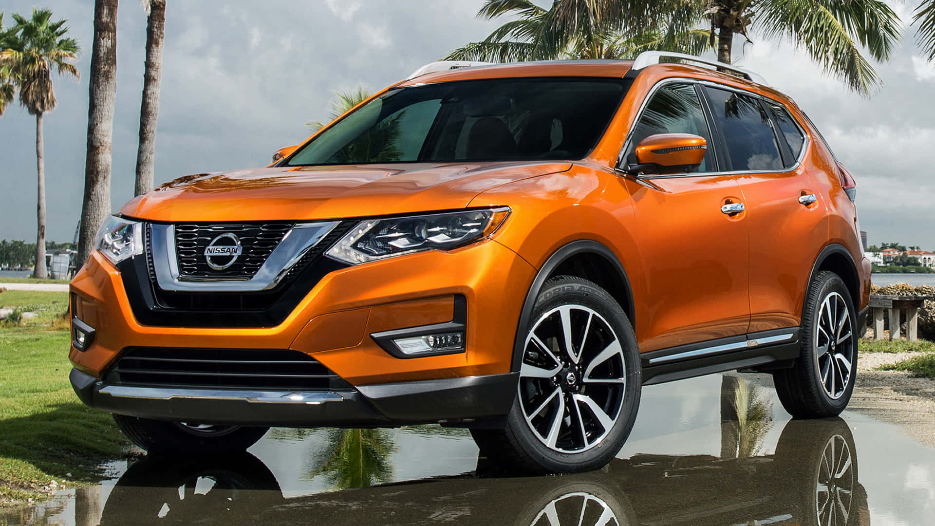 Caption: Nissan Rogue - Bold And Robust Wallpaper
