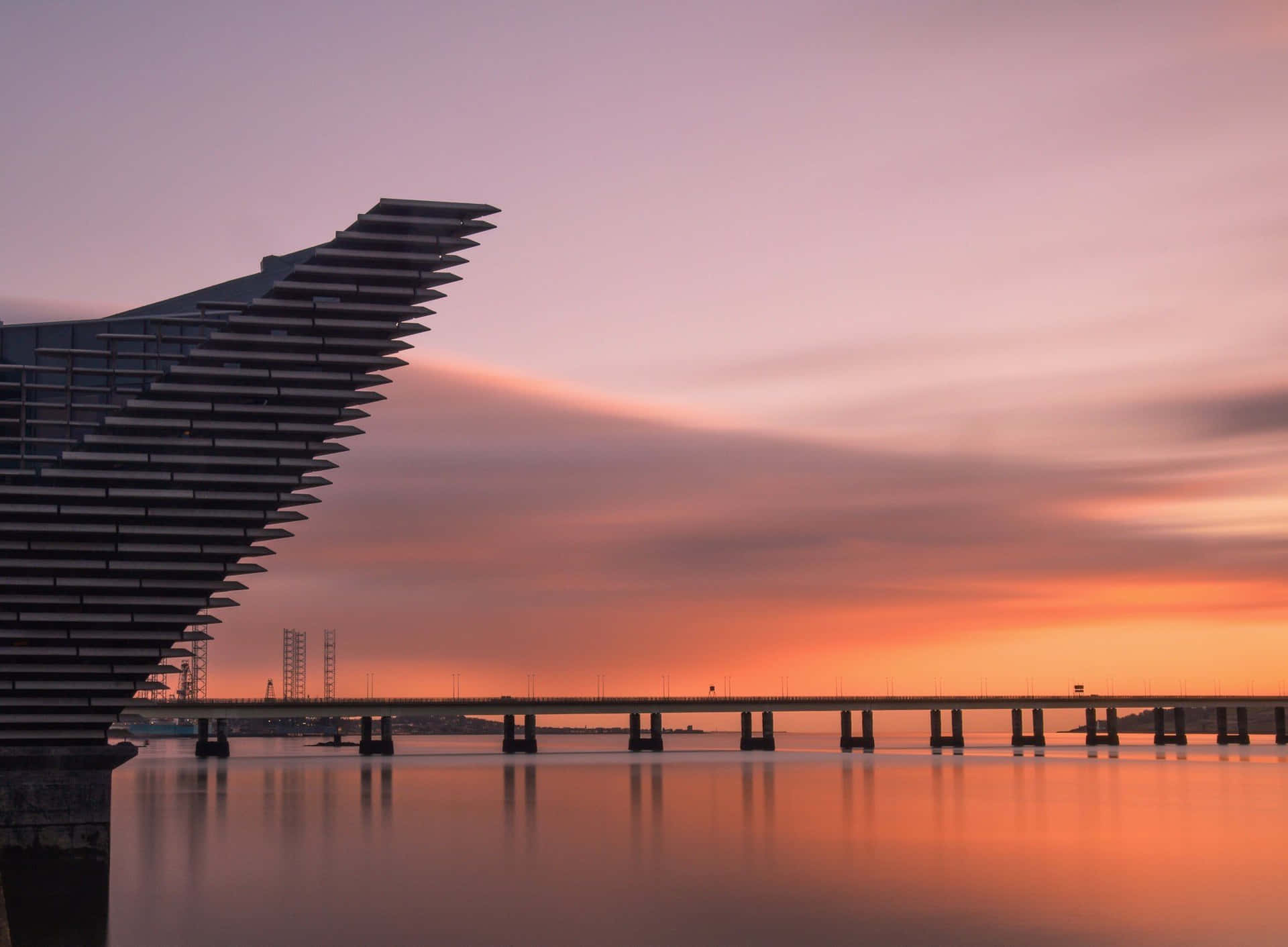 Caption: Panoramic View Of Dundee, United Kingdom Wallpaper