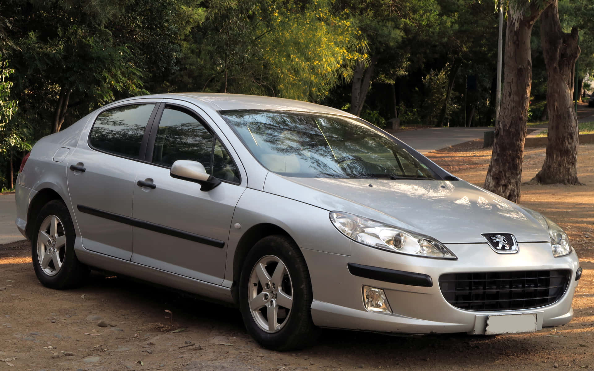 Caption: Peugeot 407 Sedan In Motion Wallpaper