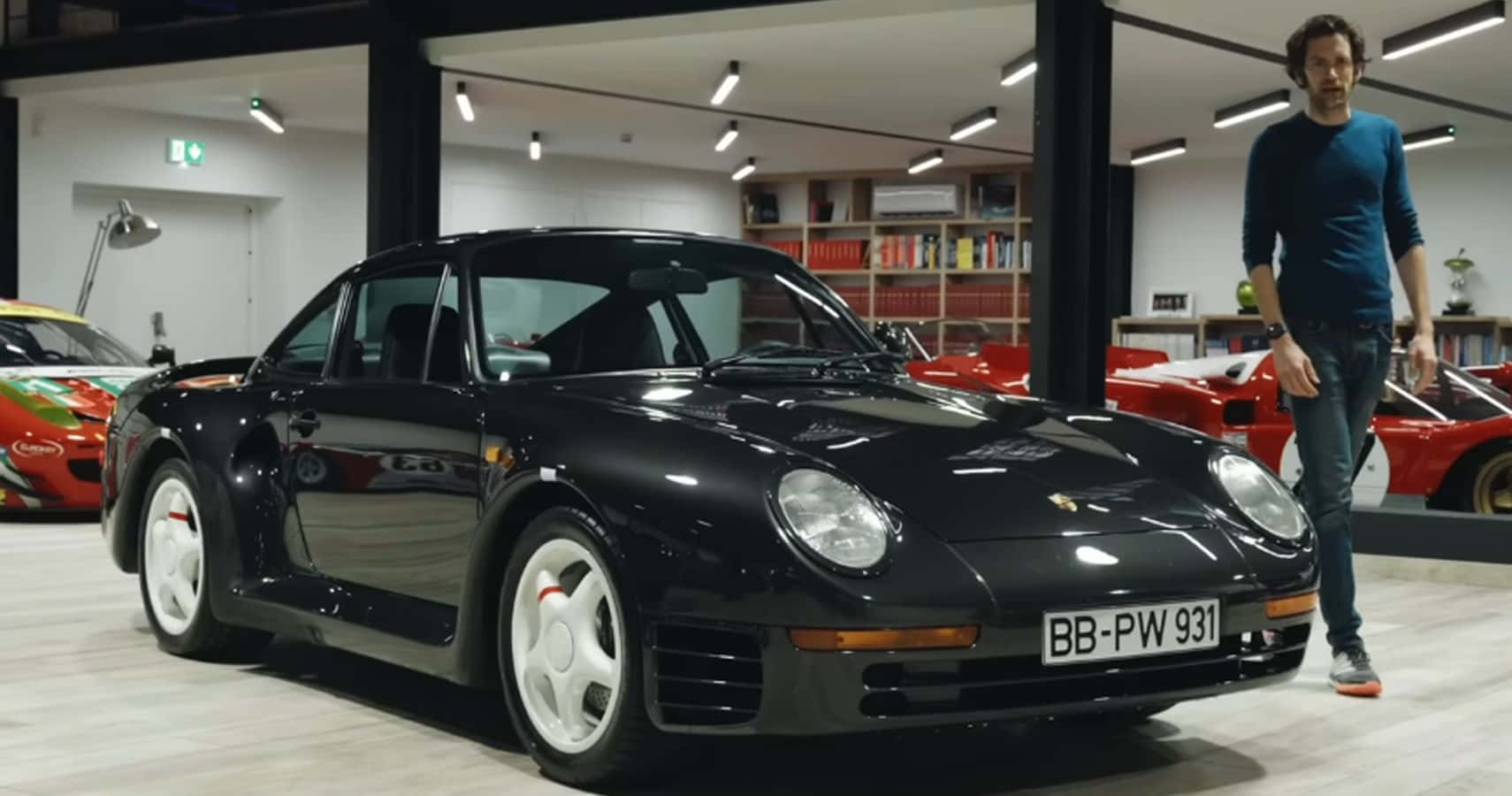 Caption: Porsche 959 - Synonym For Speed And Luxury Wallpaper