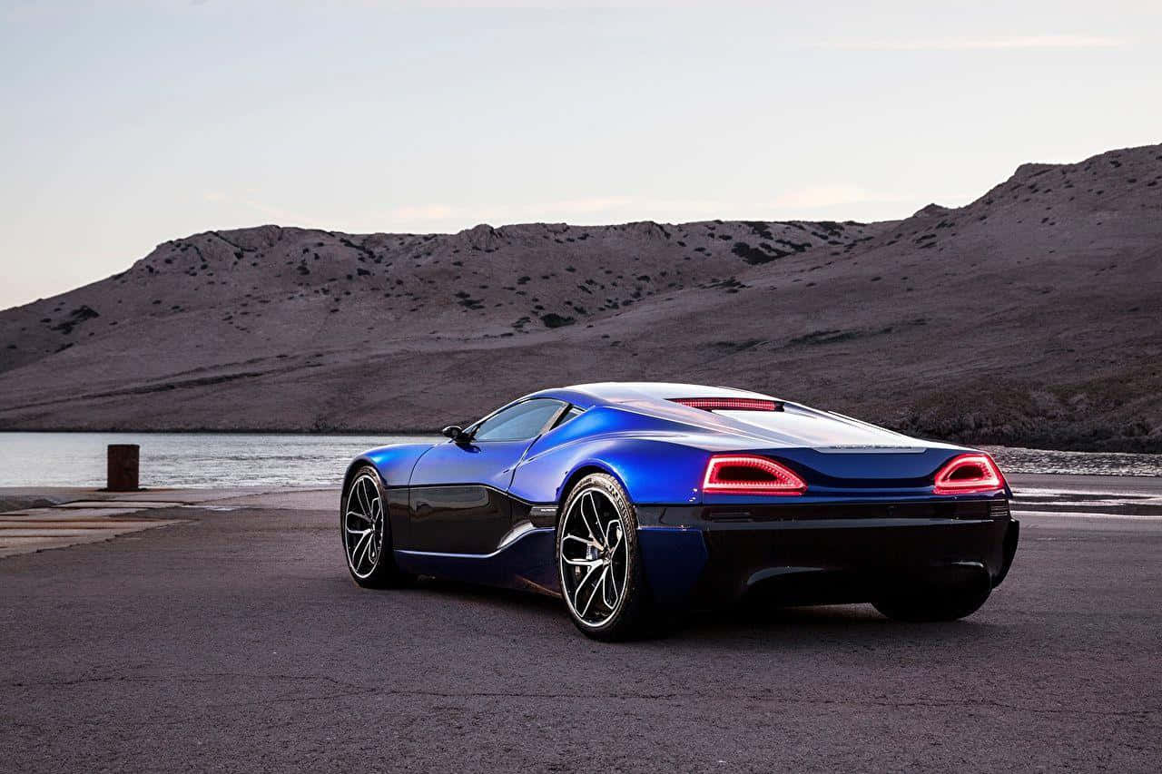 Caption: Refined Speed - Rimac Concept One In A Stunning View Wallpaper