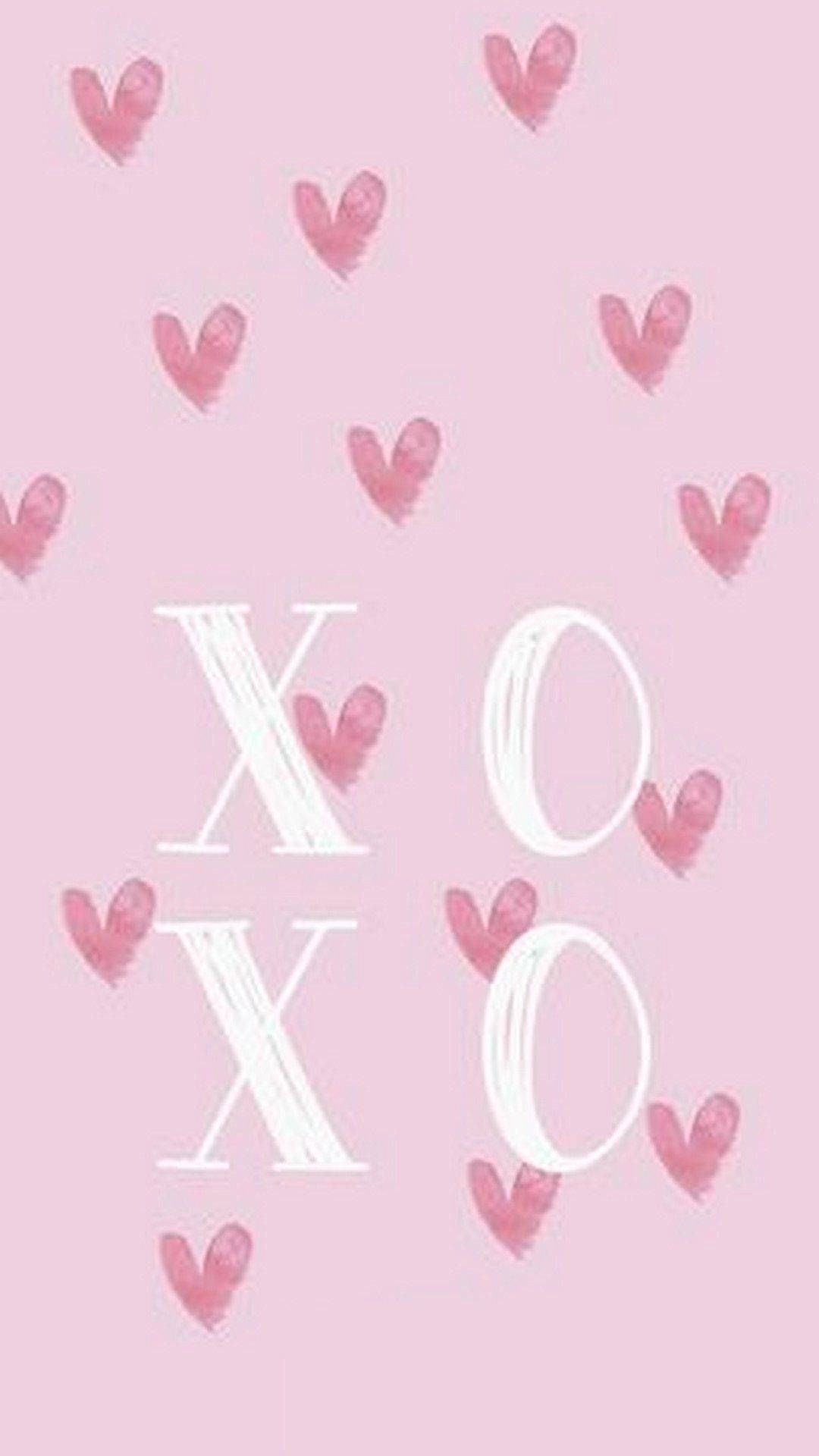 Caption: Romantic Pastel Pink Heart Wallpaper Wallpaper