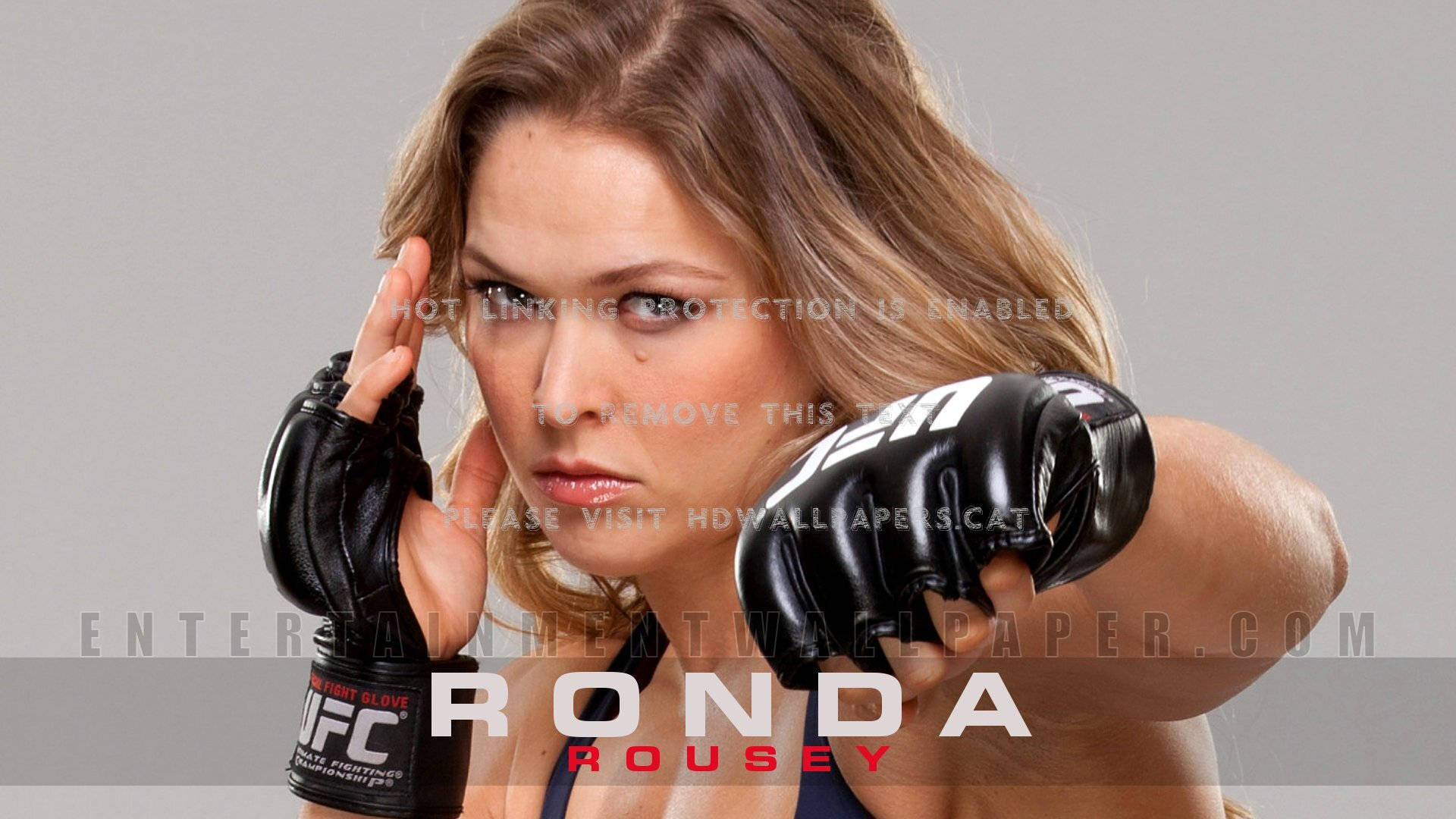 Caption: Ronda Rousey: An Embodiment Of Strength Wallpaper