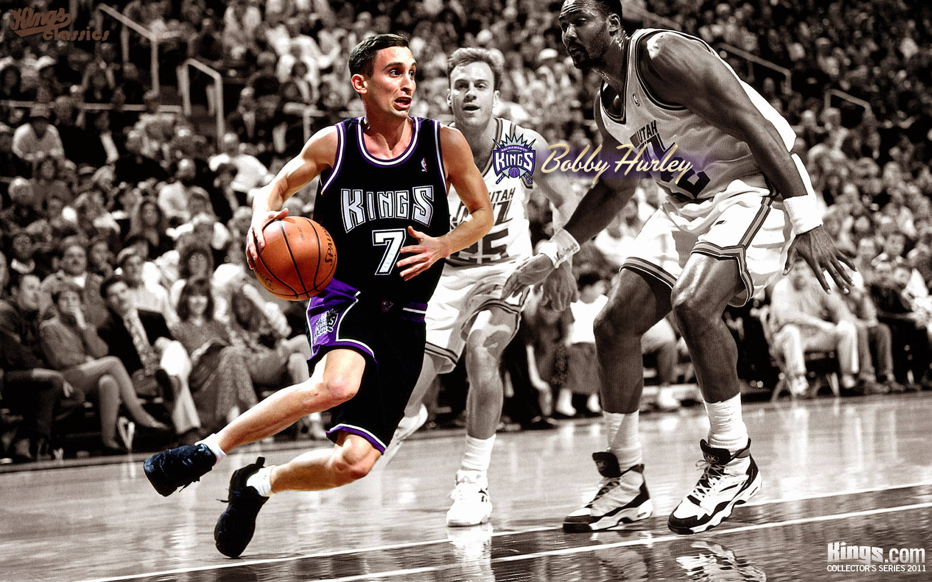 Caption: Sacramento Kings In Action On The Home Court Wallpaper