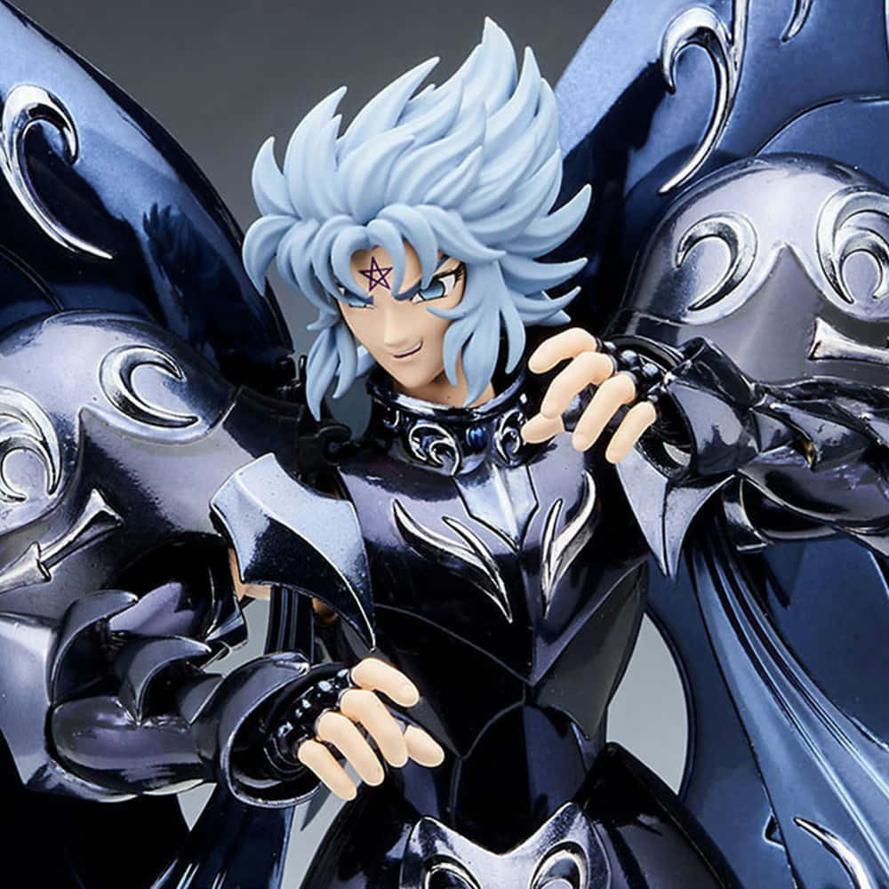 Caption: Saint Seiya Phenomenon - Thanatos Unleashed Wallpaper