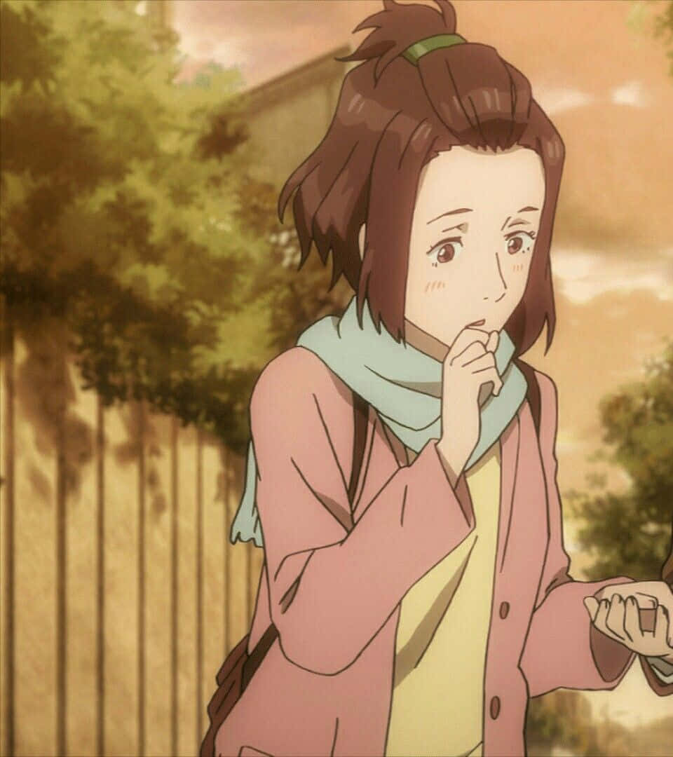 Caption: Satomi Murano From The Animated Series Parasyte Wallpaper