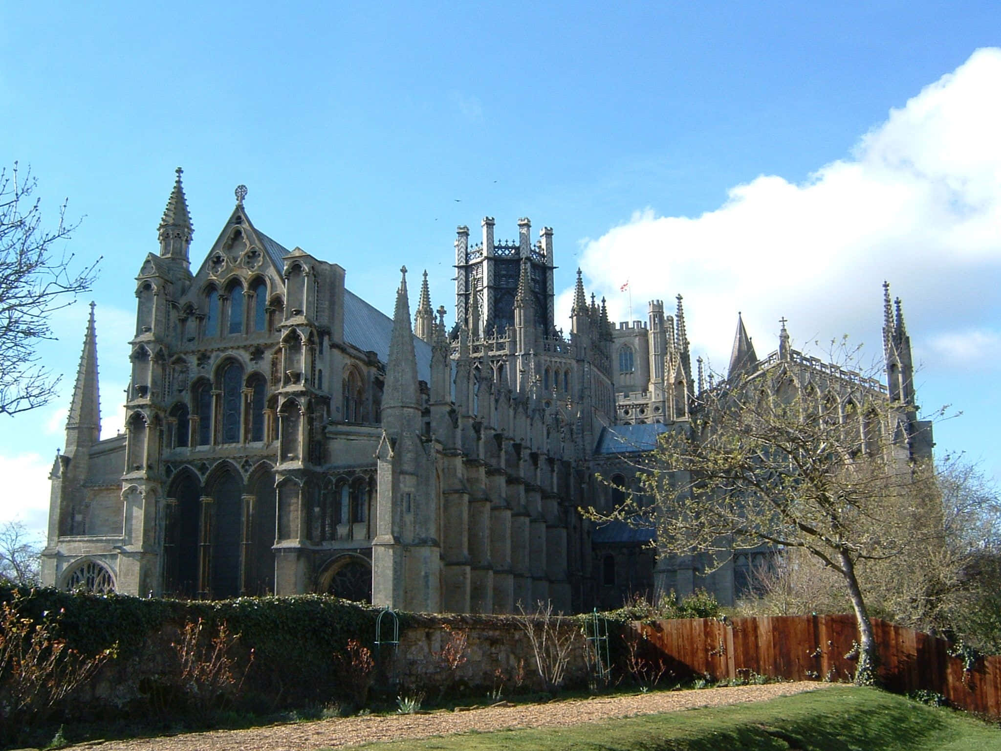 Caption: Scenic Sunset At Ely Cathedral, United Kingdom Wallpaper