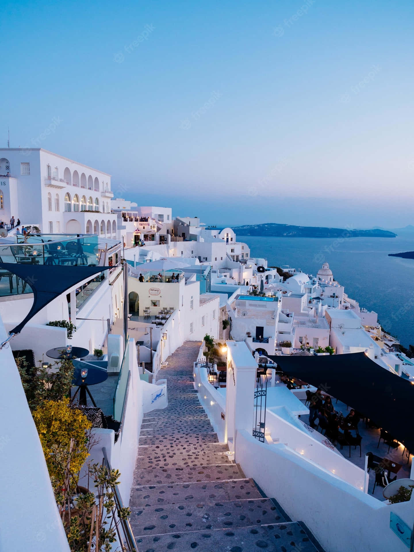 Caption: Scenic View Of Santorini, Greece