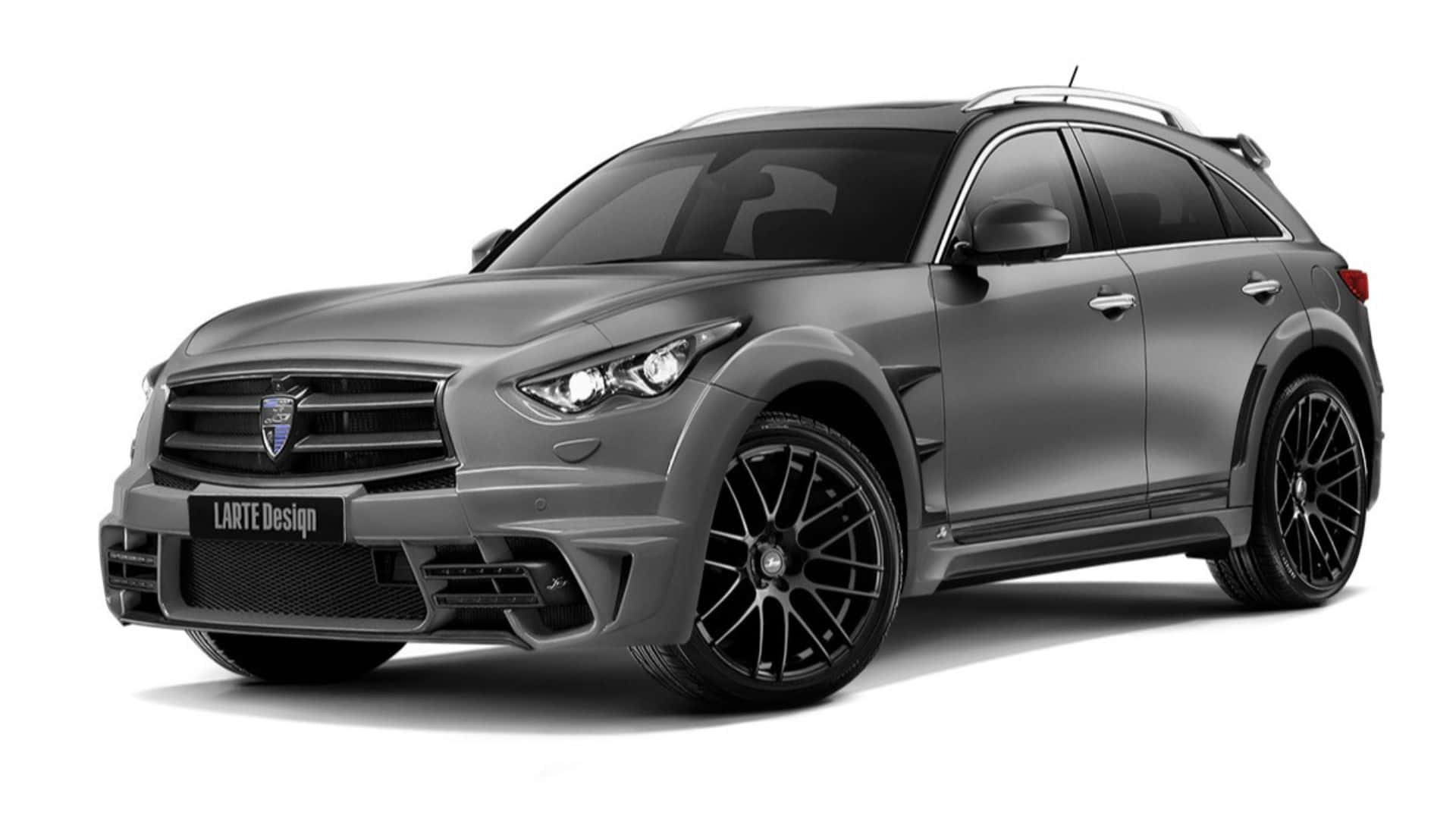 Bildetekst: Elegant Og Luksuriøs Infiniti Qx70 Bakgrunnsbildet