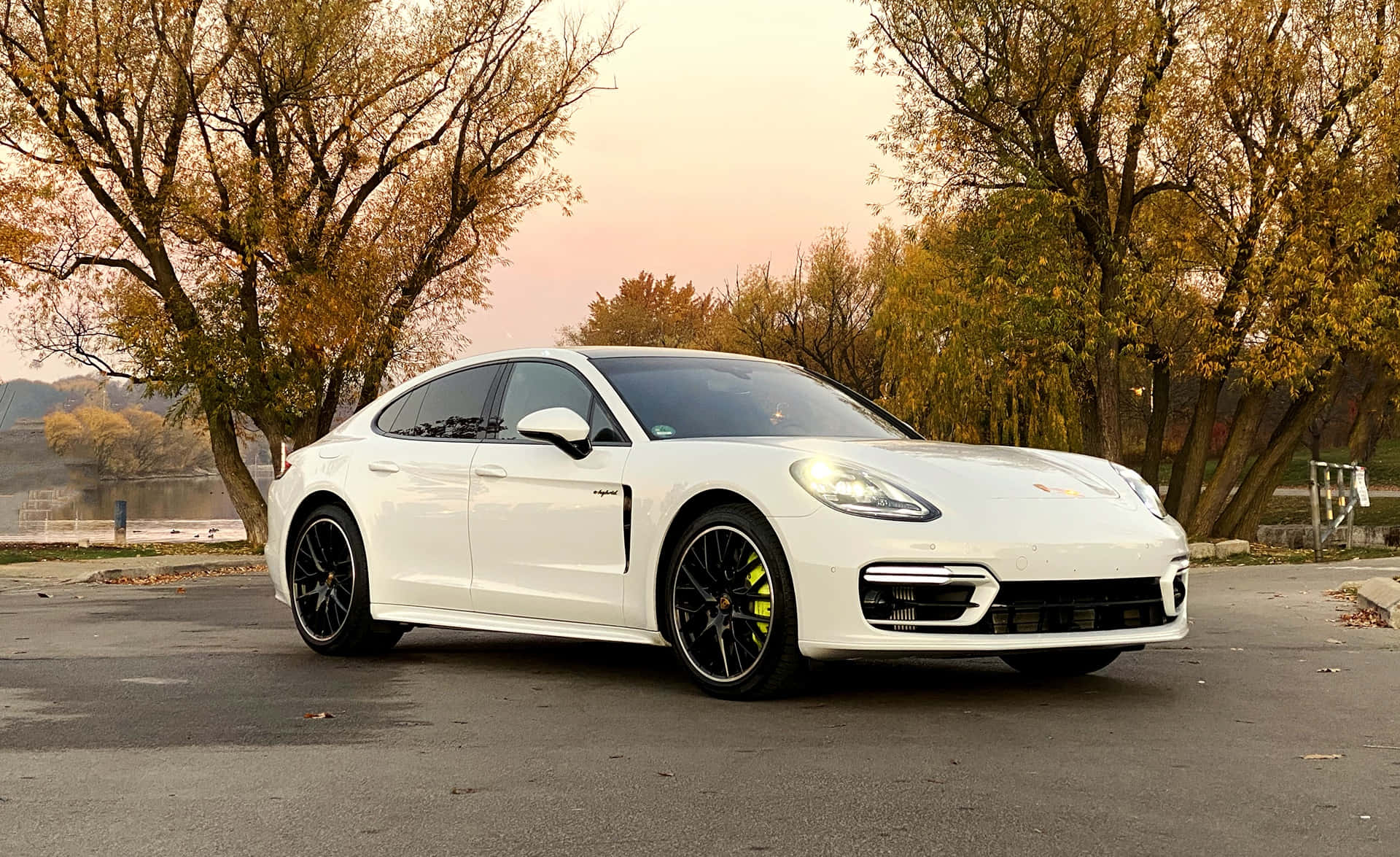 Caption: Sleek And Luxurious Porsche Panamera Wallpaper