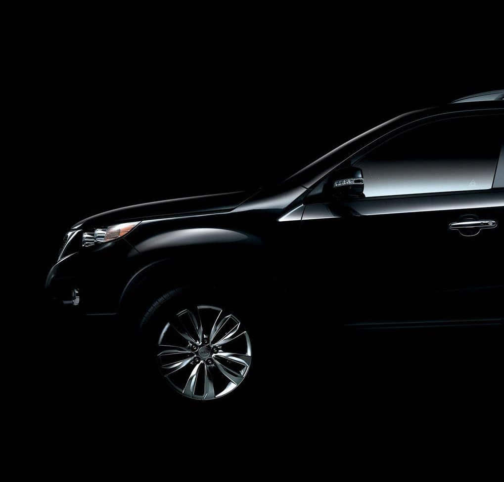 Caption: Sleek And Sophisticated Kia Sorento In Motion Wallpaper