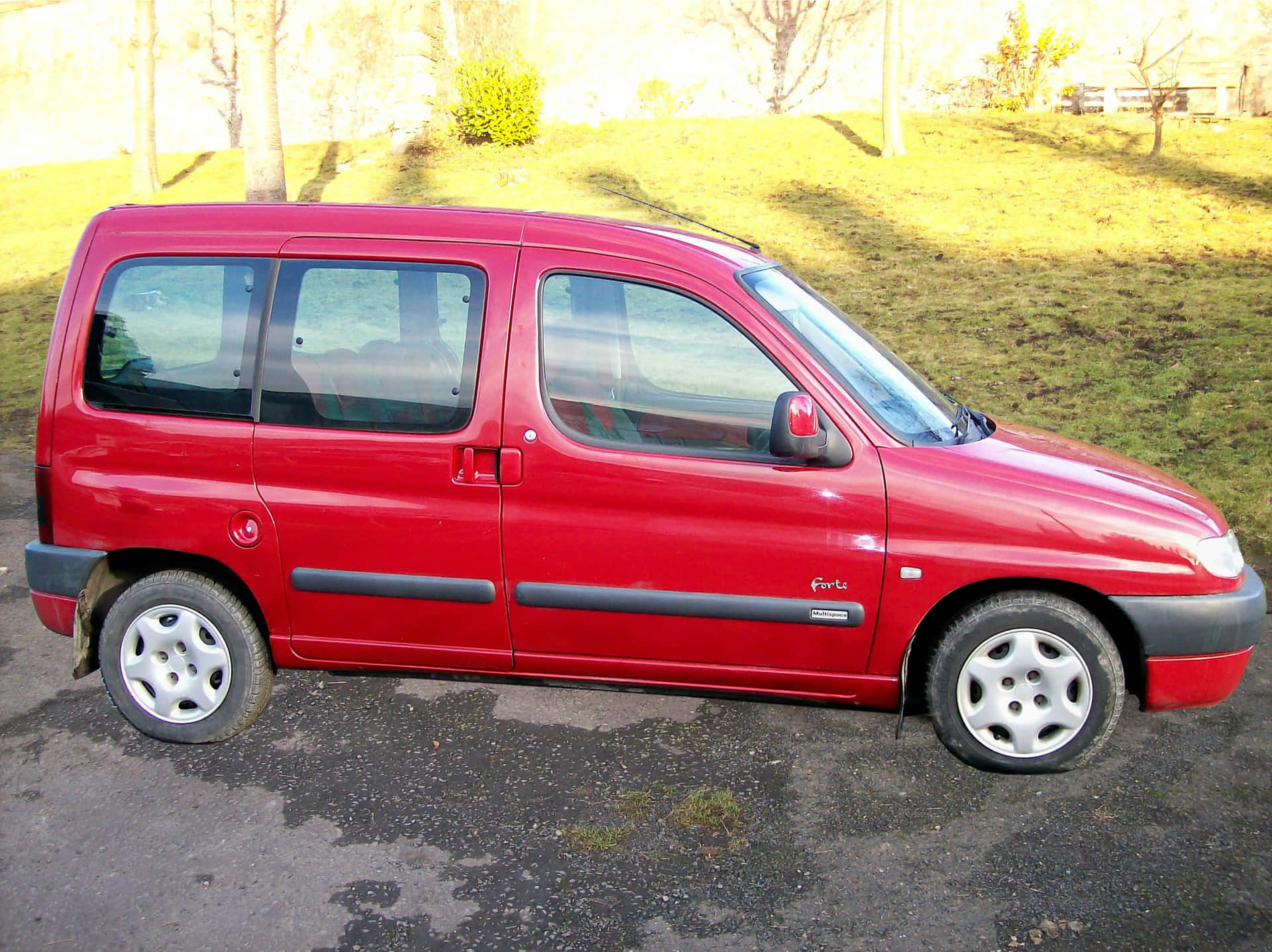 Sleek Citroen Berlingo I Bevegelse Bakgrunnsbildet