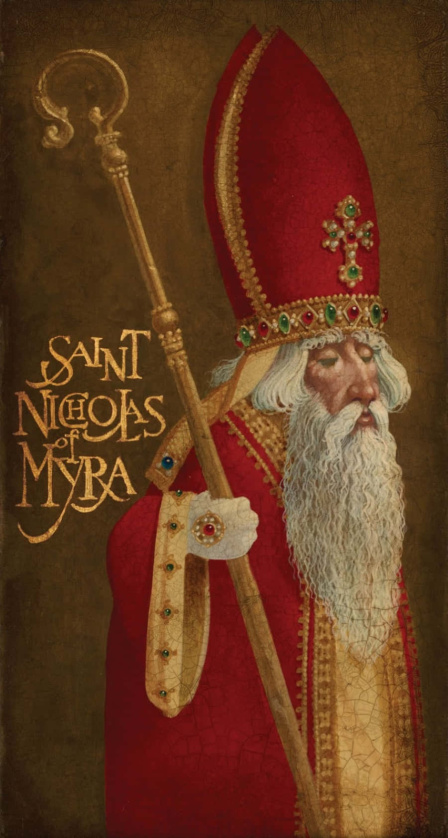 Caption: Spirit Of St Nicholas Day Wallpaper