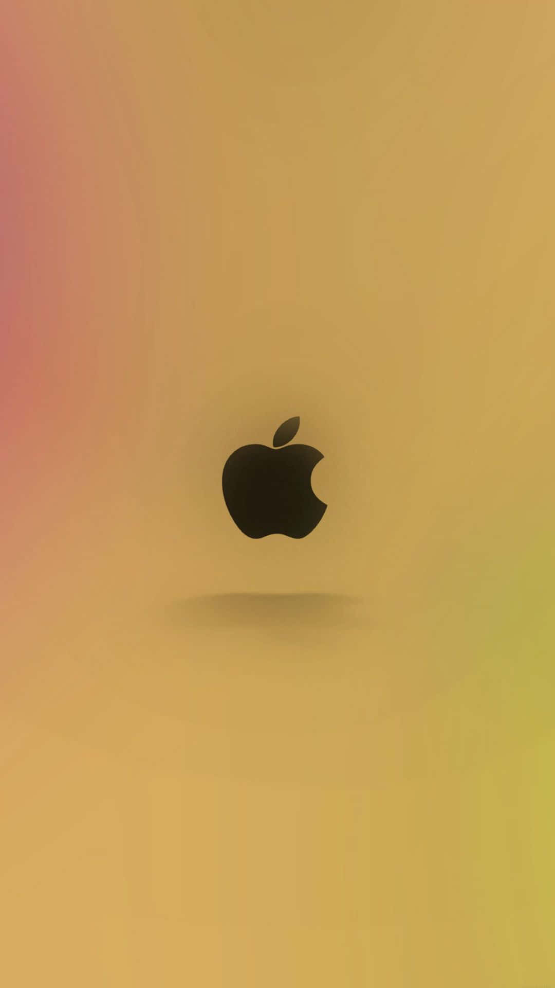 Caption: Stunning Apple Logo Design On A Grayscale Texture.