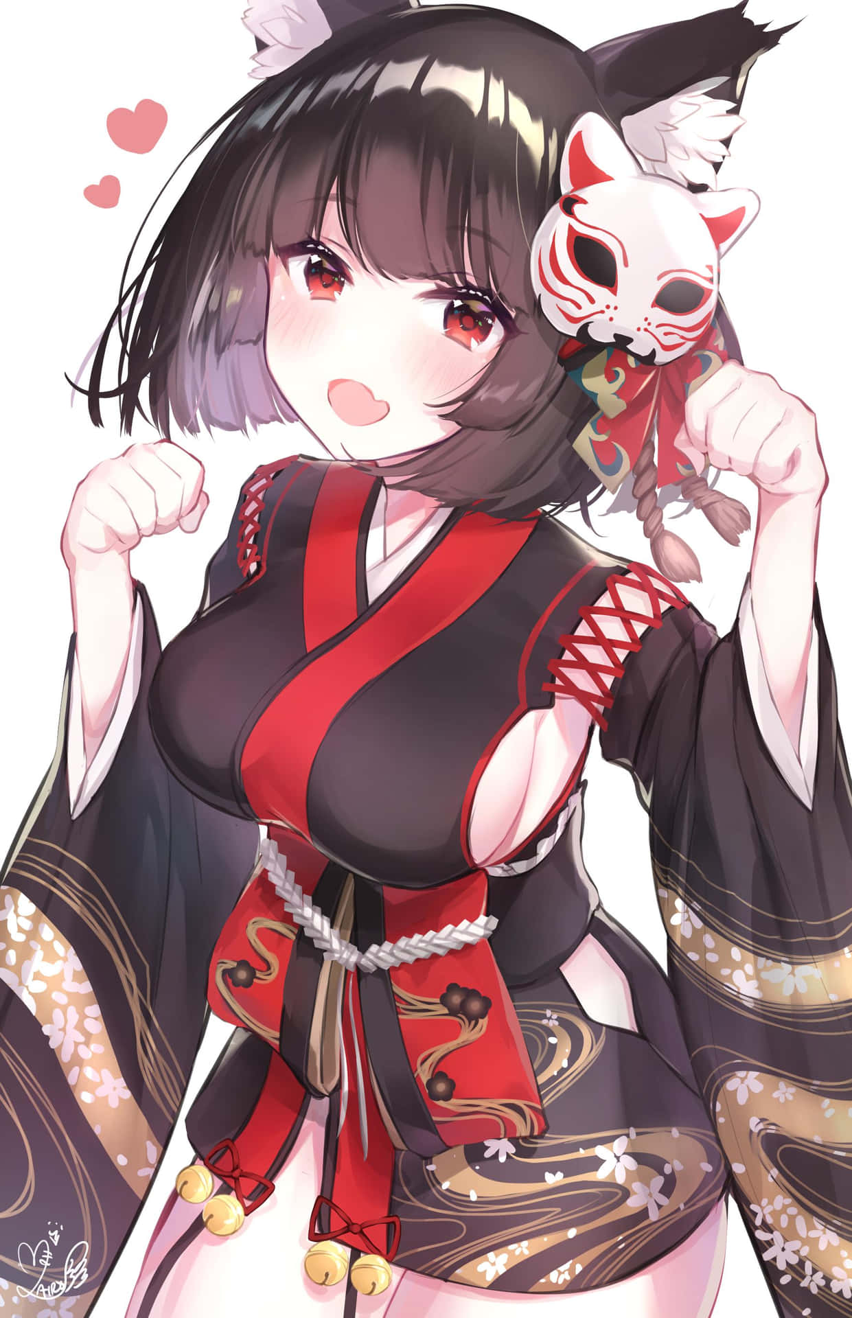 Caption: Stunning Fan Art Of Yamashiro From Azur Lane Wallpaper