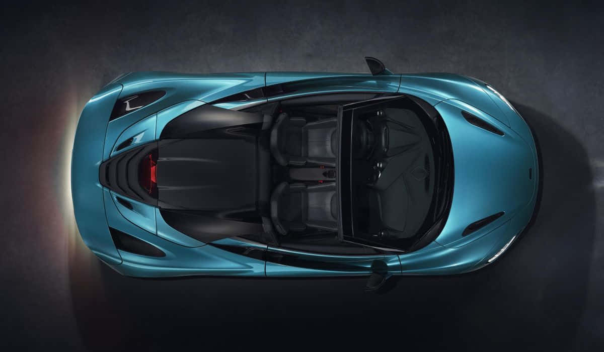 Kuvateksti: Upea Mclaren 720s Spider Täydessä Nopeudessa Taustakuva