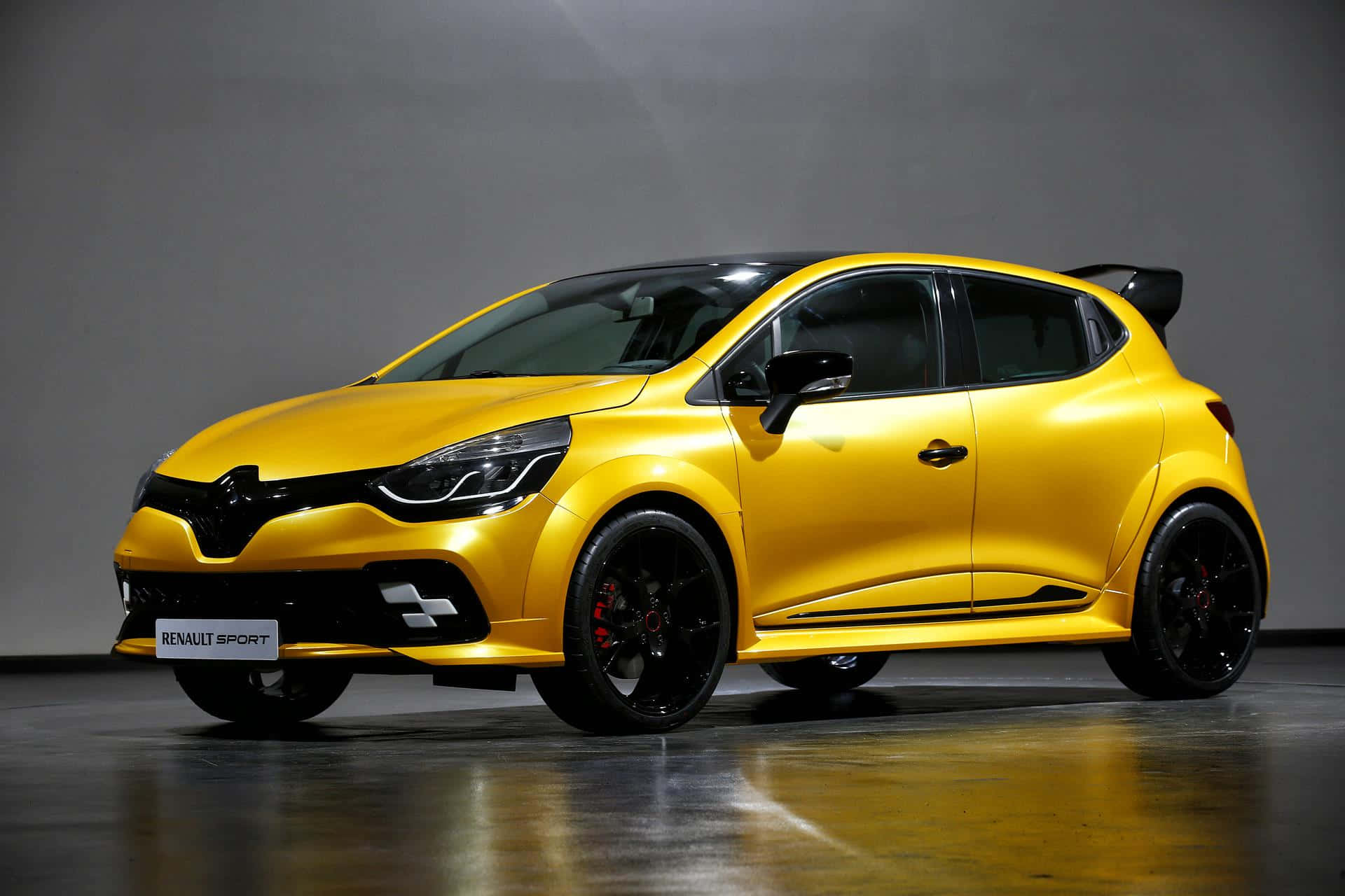 Caption: Stunning Renault Clio Showcased In Its Sleek Elegance Wallpaper