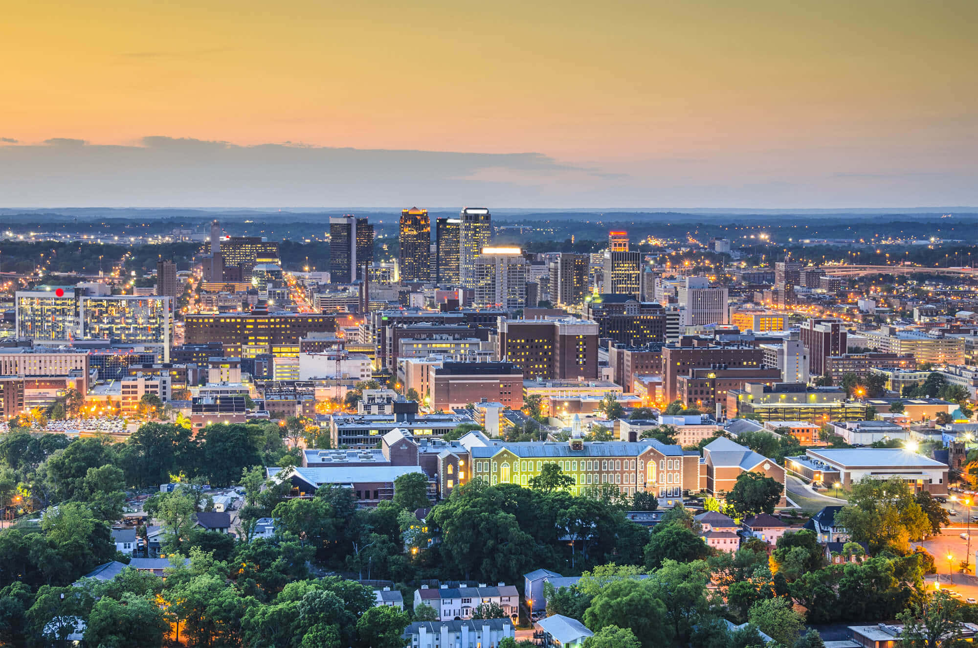 Caption: Stunning Twilight Sky Over Montgomery Wallpaper