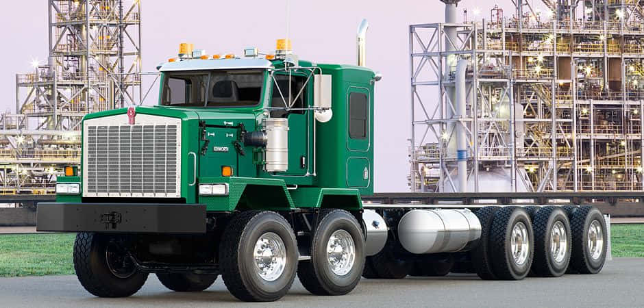 Download Caption: Sturdy Kenworth C500 In Action. Wallpaper