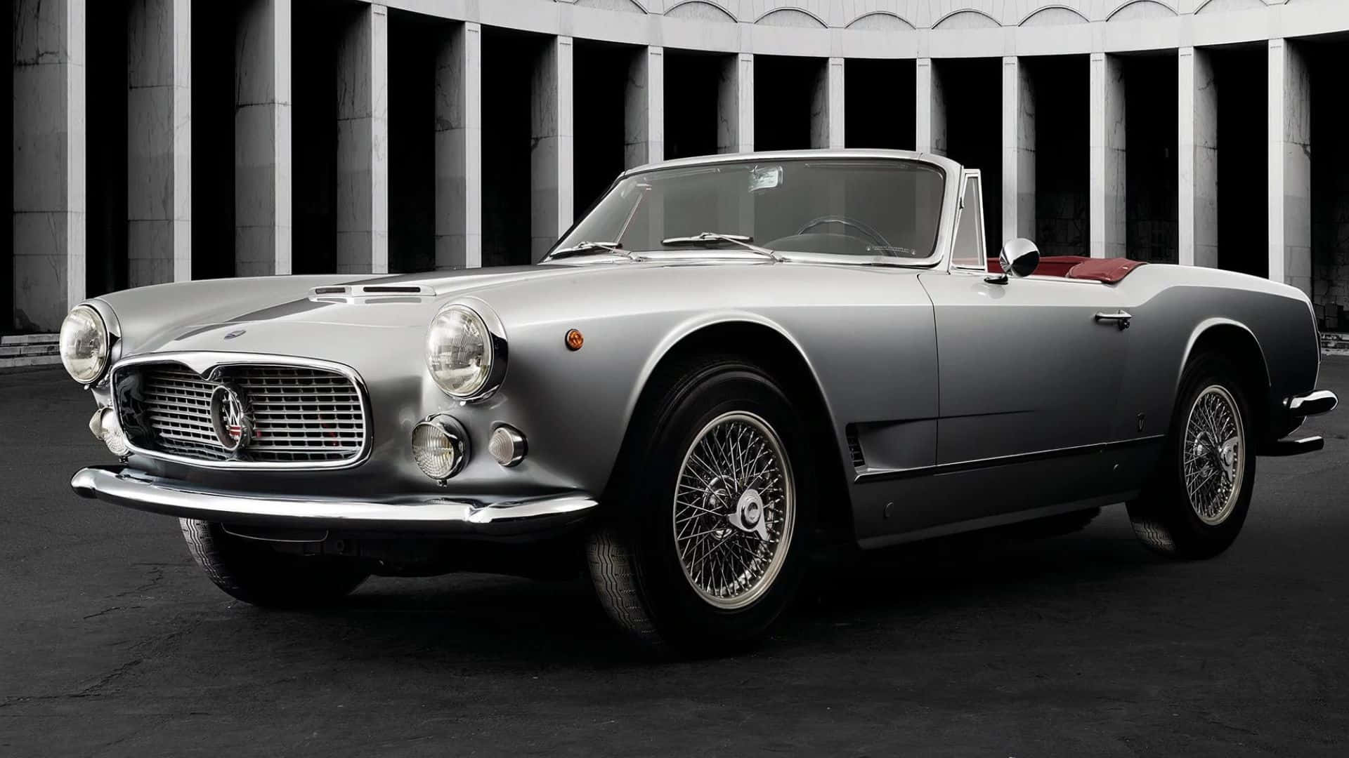 Caption: Sublime Elegance Of Maserati 3500 Gt Wallpaper