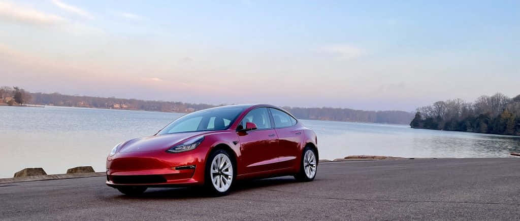 Caption: Tesla Model S - A Peak Into The Future Of Mobility Wallpaper