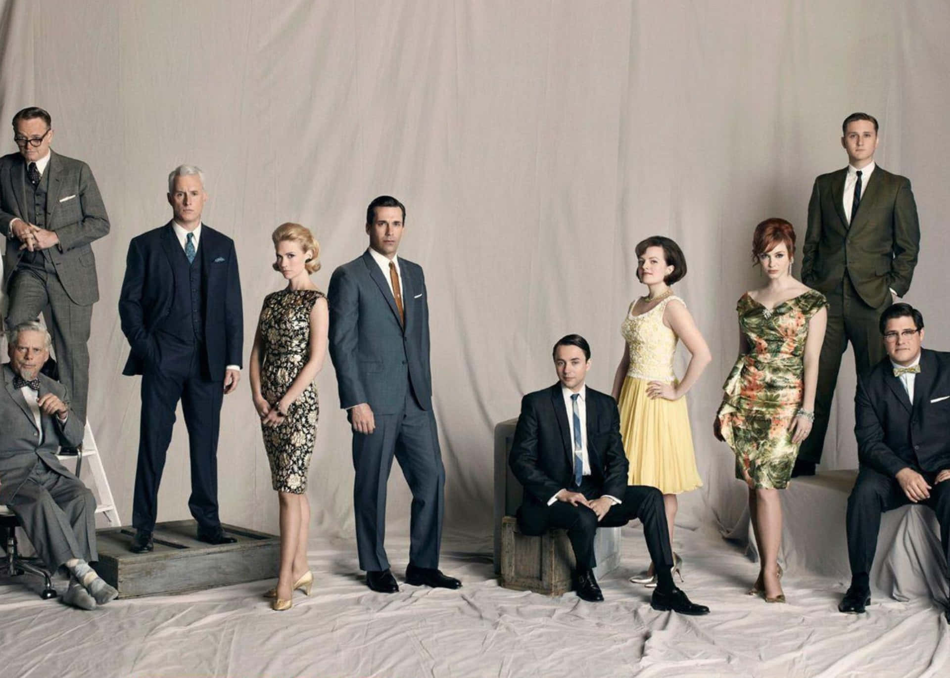 Caption: The Confluence Of Creativity And Commercialism: The Mad Men Squad. Wallpaper