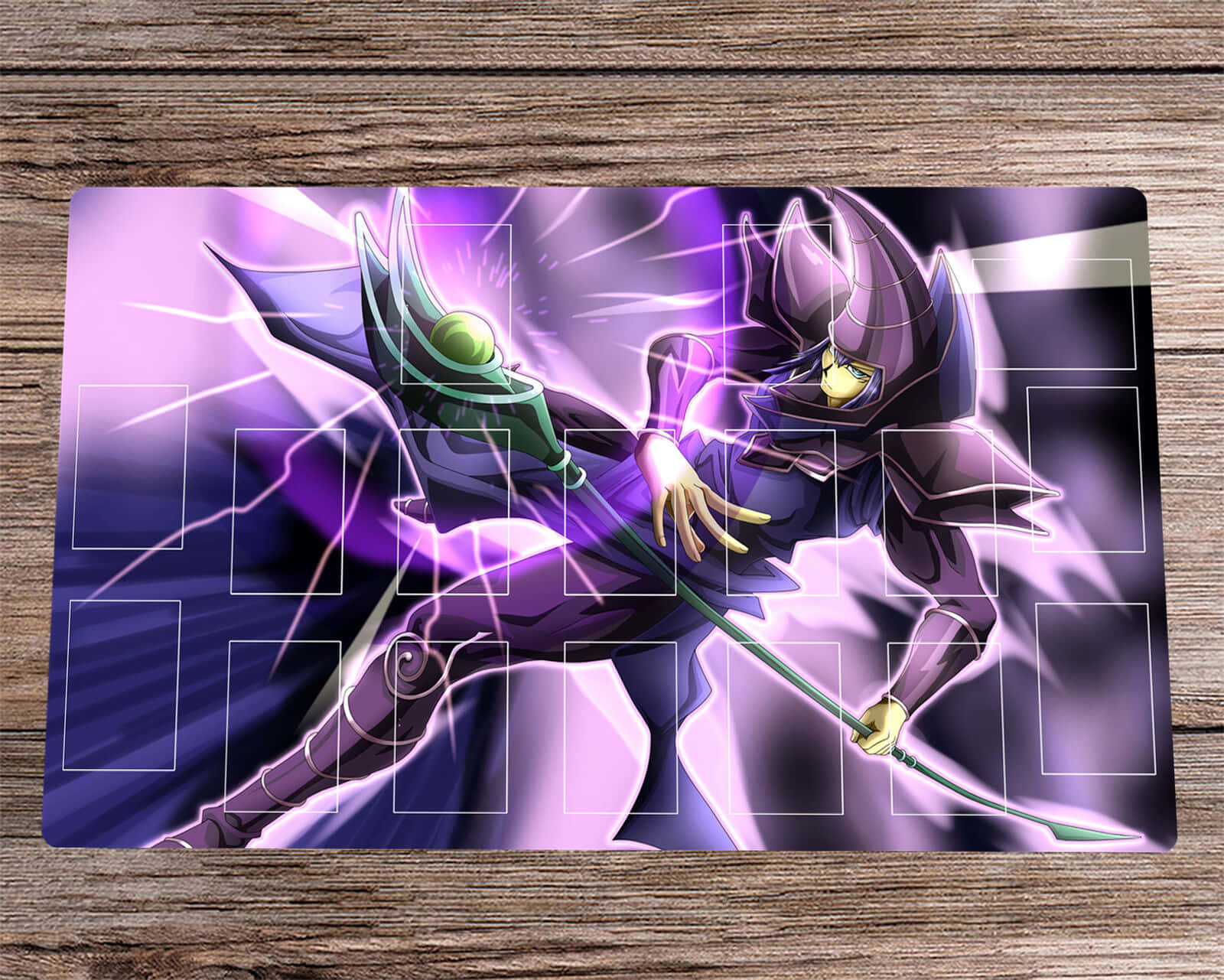 Caption: "the Dark Magician Rising: A Powerful Sorcerer From The Yugioh Universe." Wallpaper
